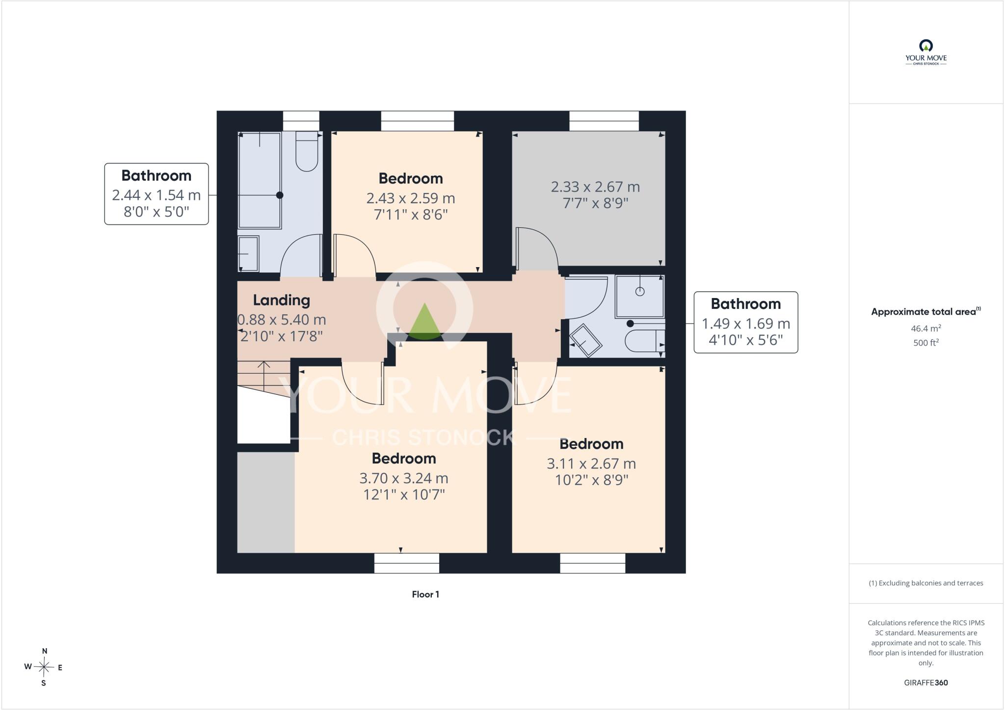 Braydon Drive, North Shields, Tyne and Wear, NE29 floorplan