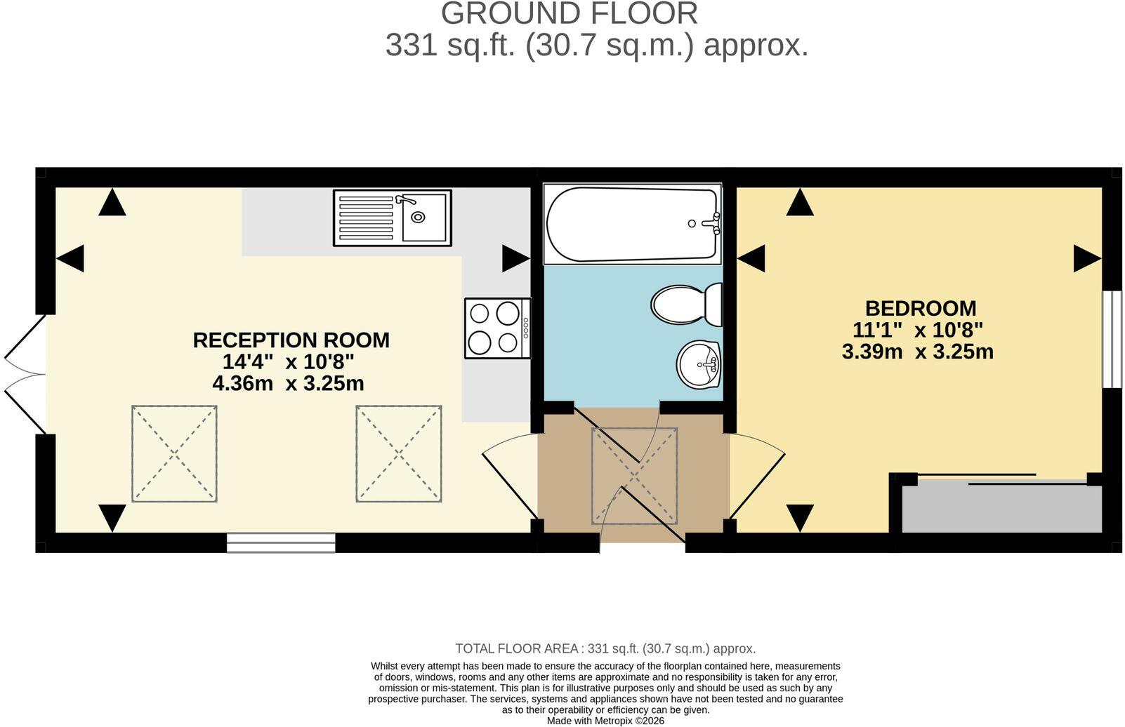The Nightingales, Furzehill Road, TQ1 floorplan