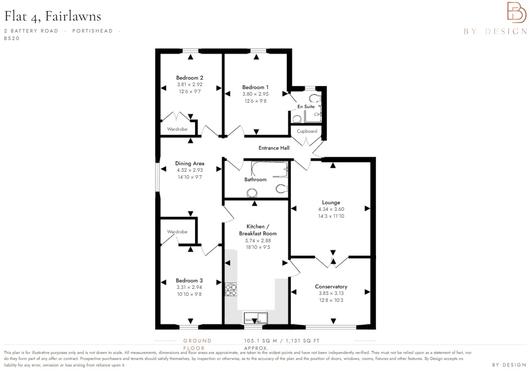 Battery Road, Portishead, BS20 7HP floorplan