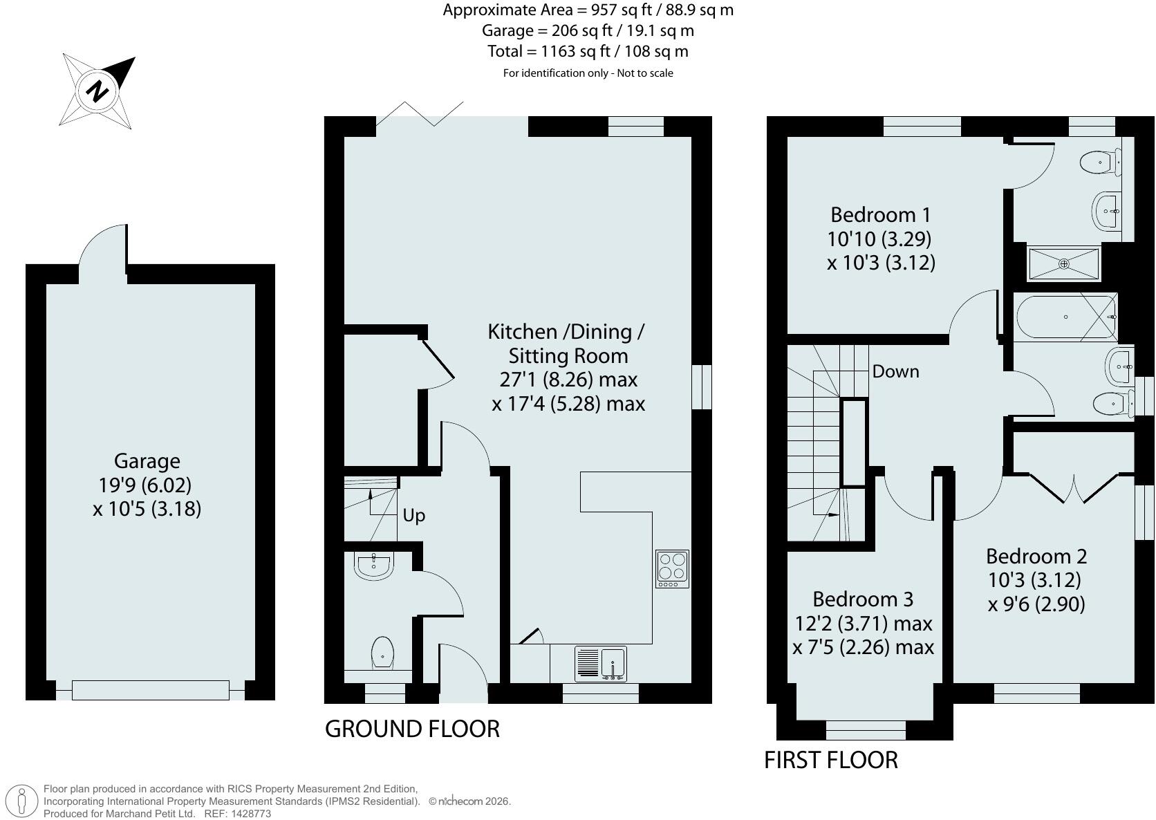 8, Clover Park, Brixton, Devon floorplan