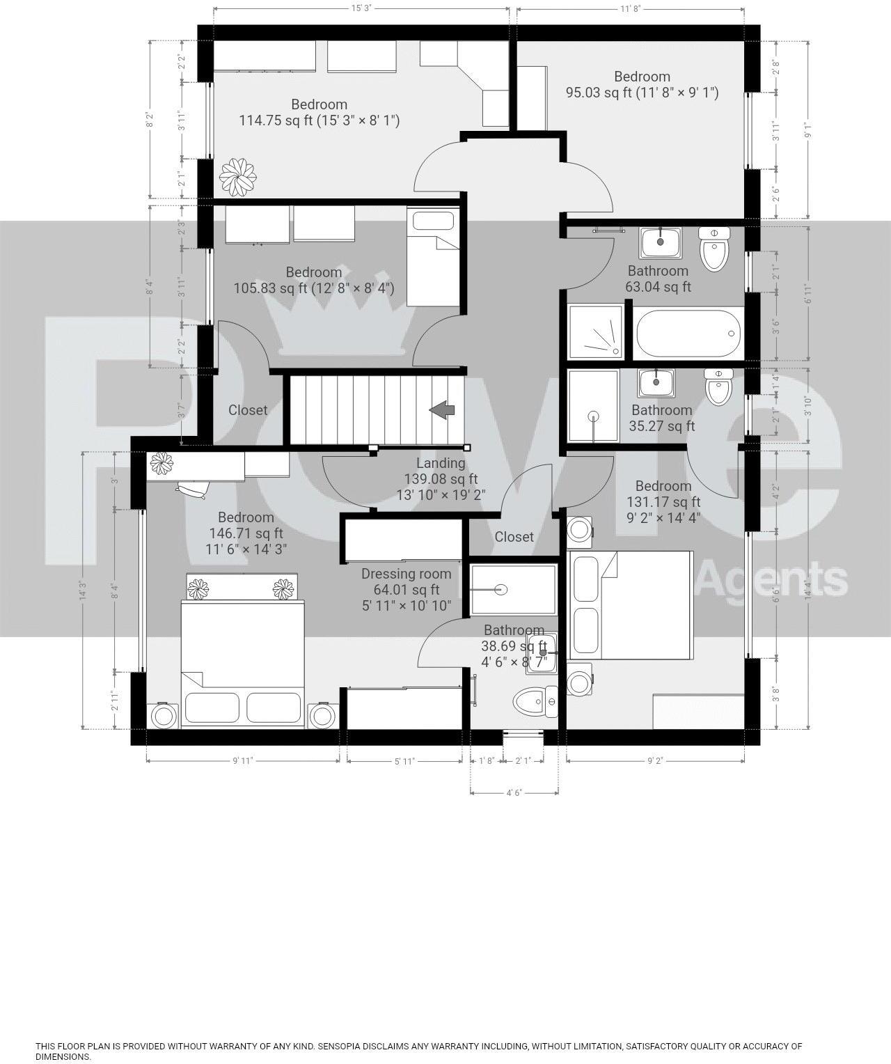 No. 47, Spring Lane, Poulton-le-Fylde, Lancs FY6 7ZA floorplan