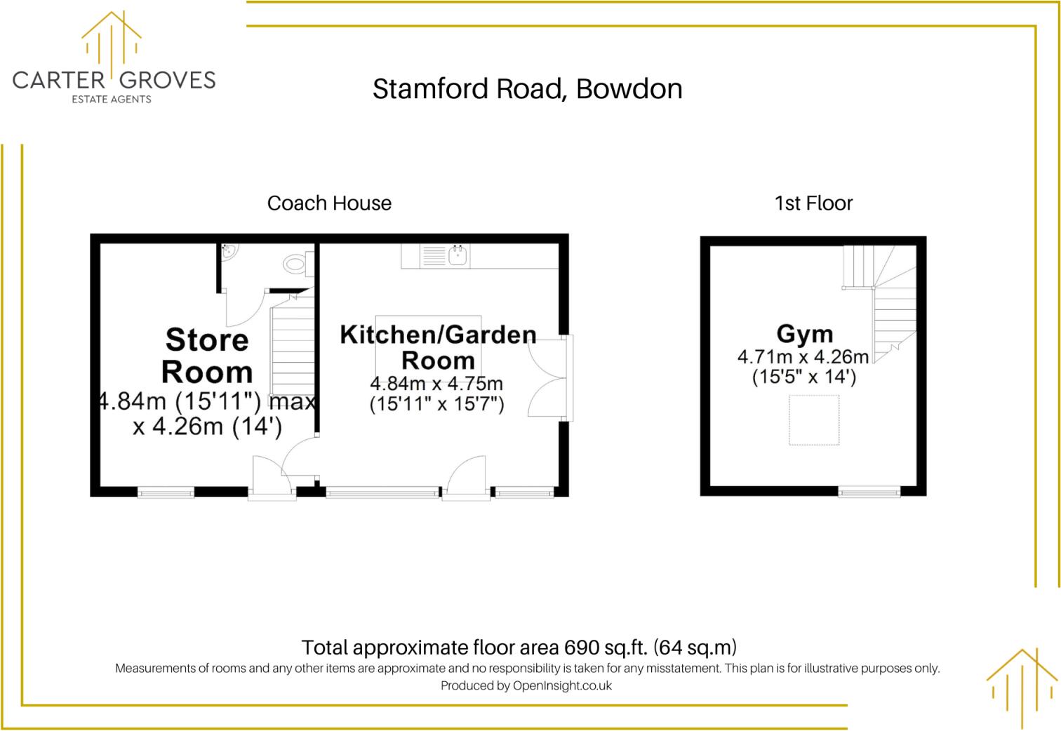Stamford Road, Bowdon, Altrincham, Greater Manchester, WA14 floorplan