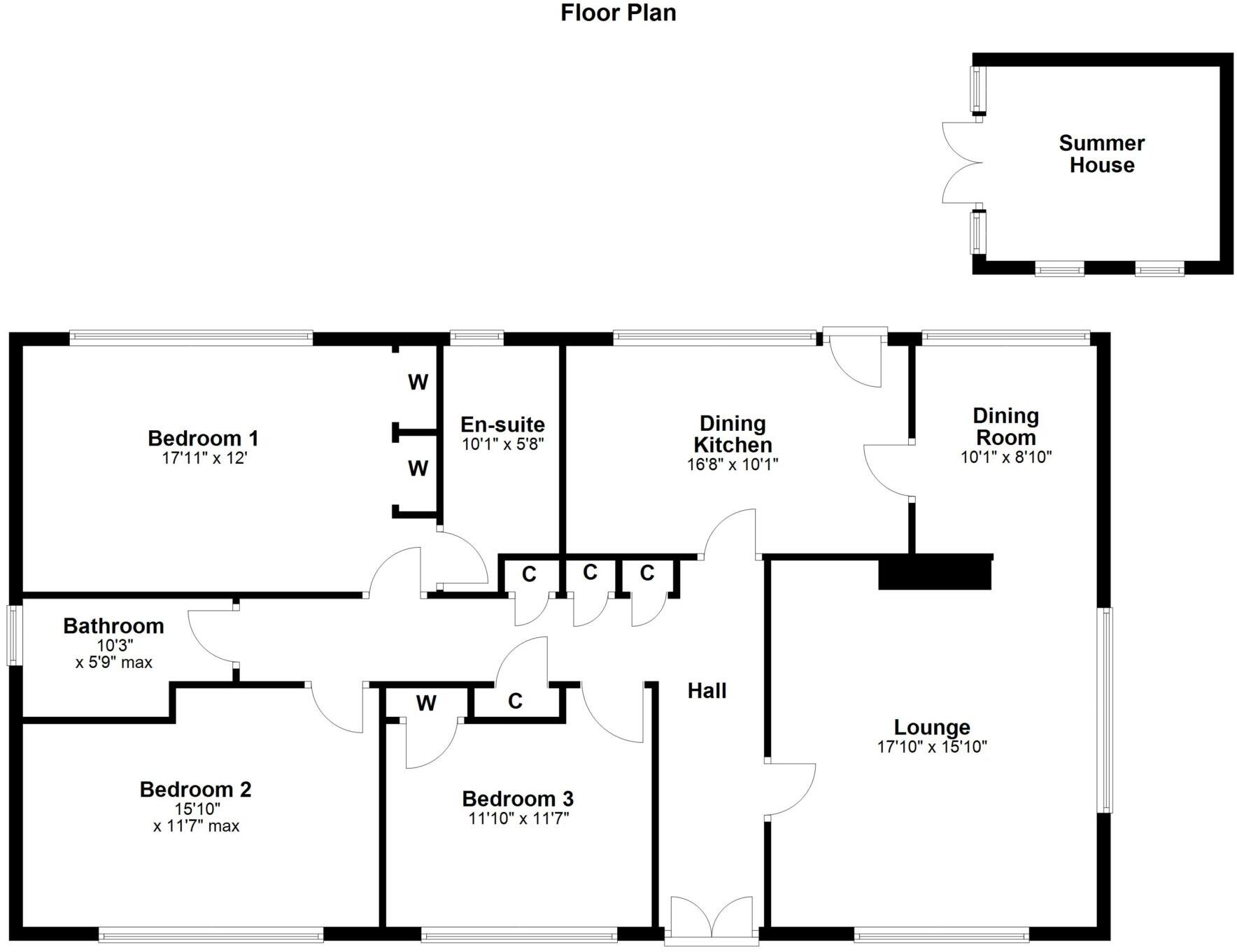 The Cottage, 23 Crosbie Road, Troon, KA10 6HE floorplan