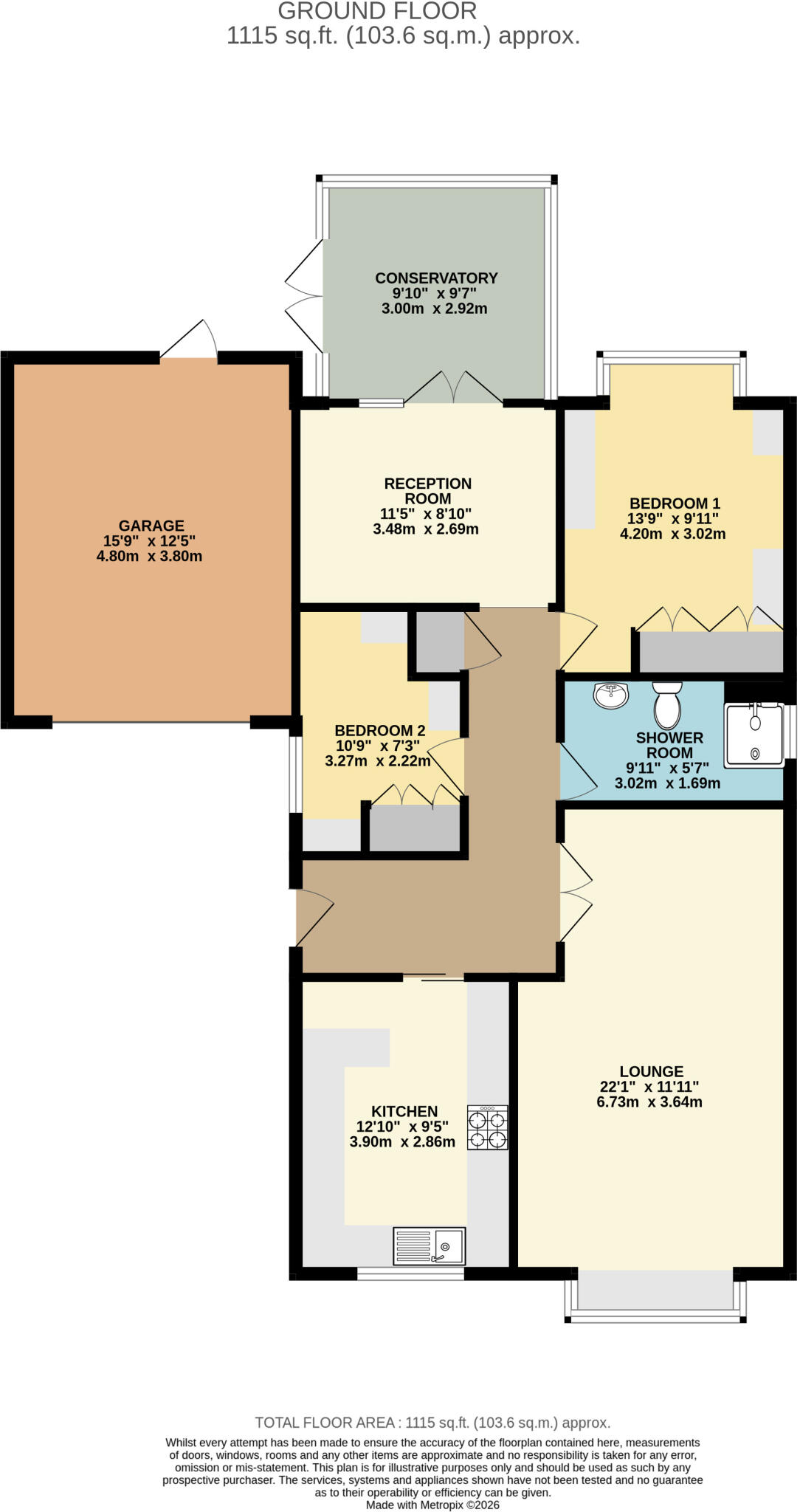 Bakersfield, Wrawby, North Lincolnshire, DN20 floorplan