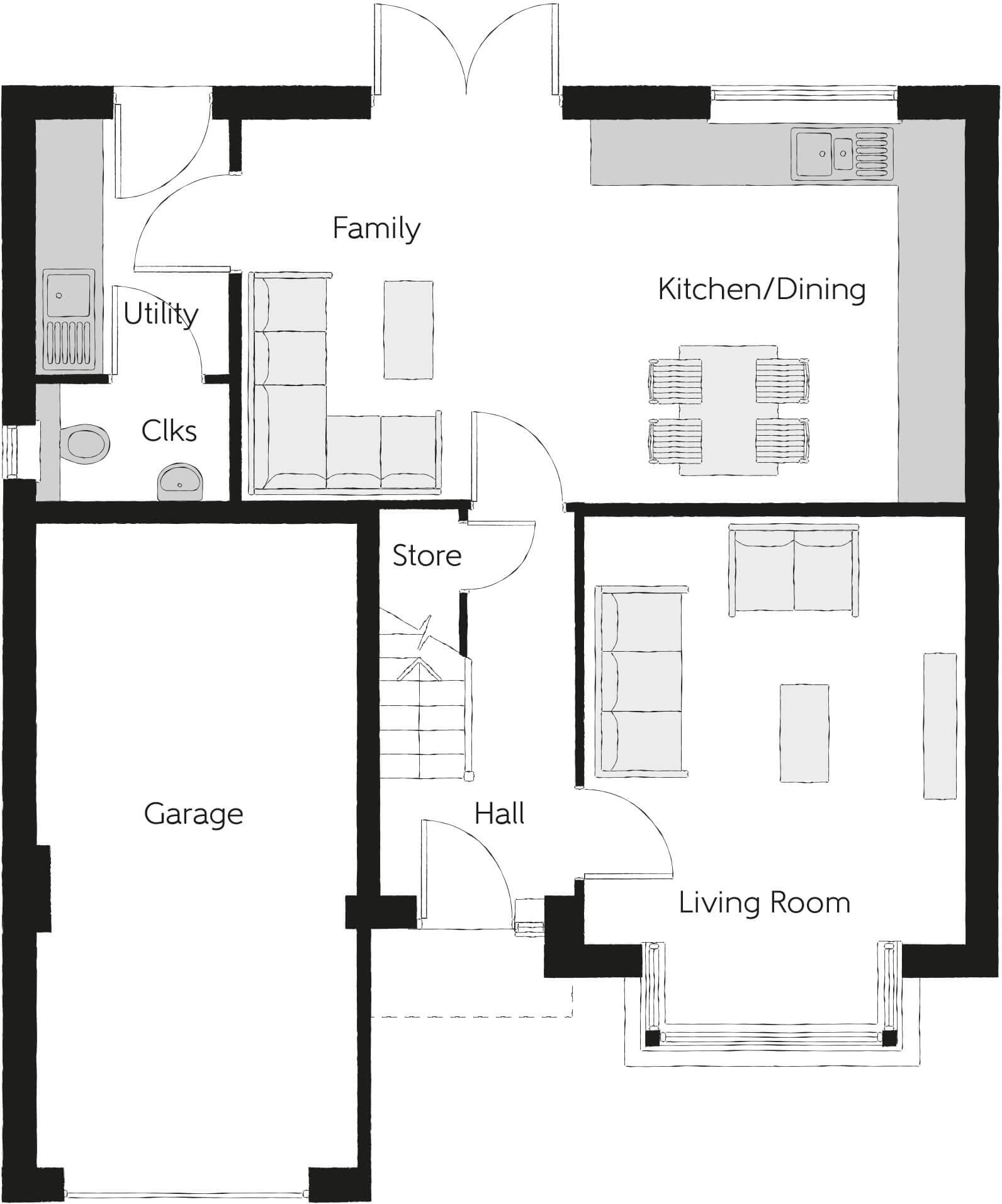 Burtonwood Road, Warrington, Cheshire, WA5 3TZ floorplan