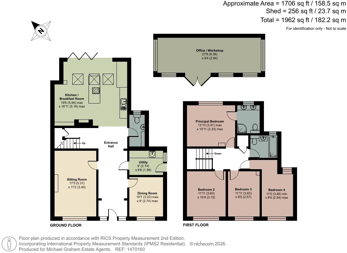 Bourne End Road, Cranfield, Bedfordshire, MK43 floorplan