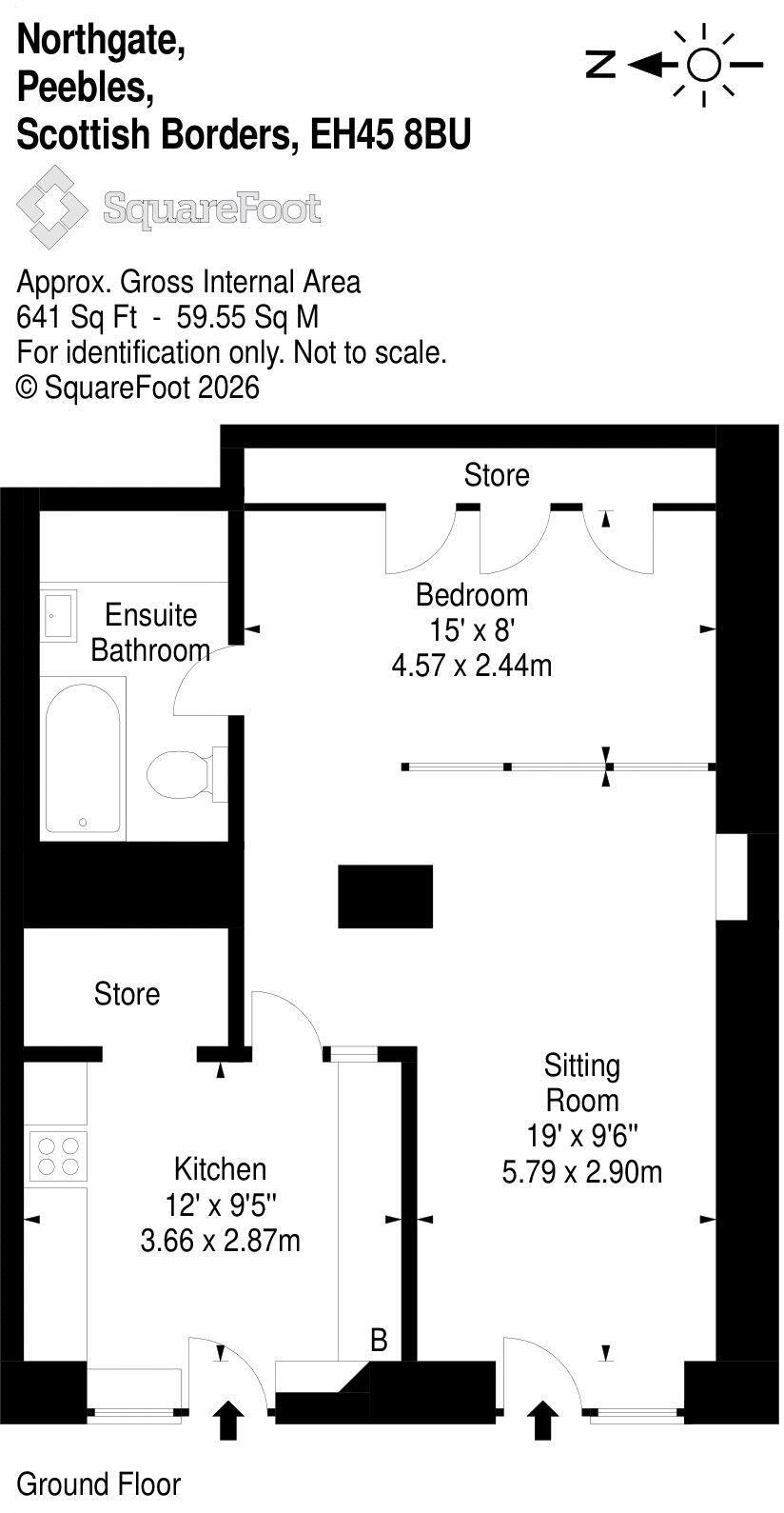 49A Northgate, Peebles, EH45 8RX floorplan