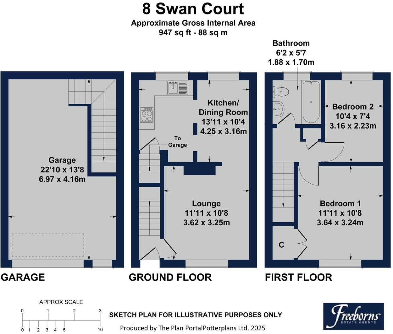 Victoria Road, Dartmouth floorplan