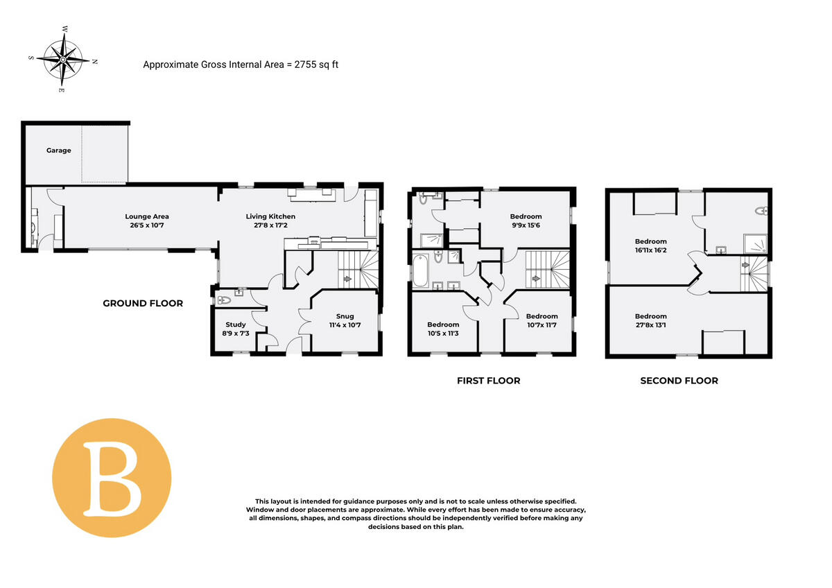 35 Westborough Lane, Long Bennington NG23 5HD floorplan