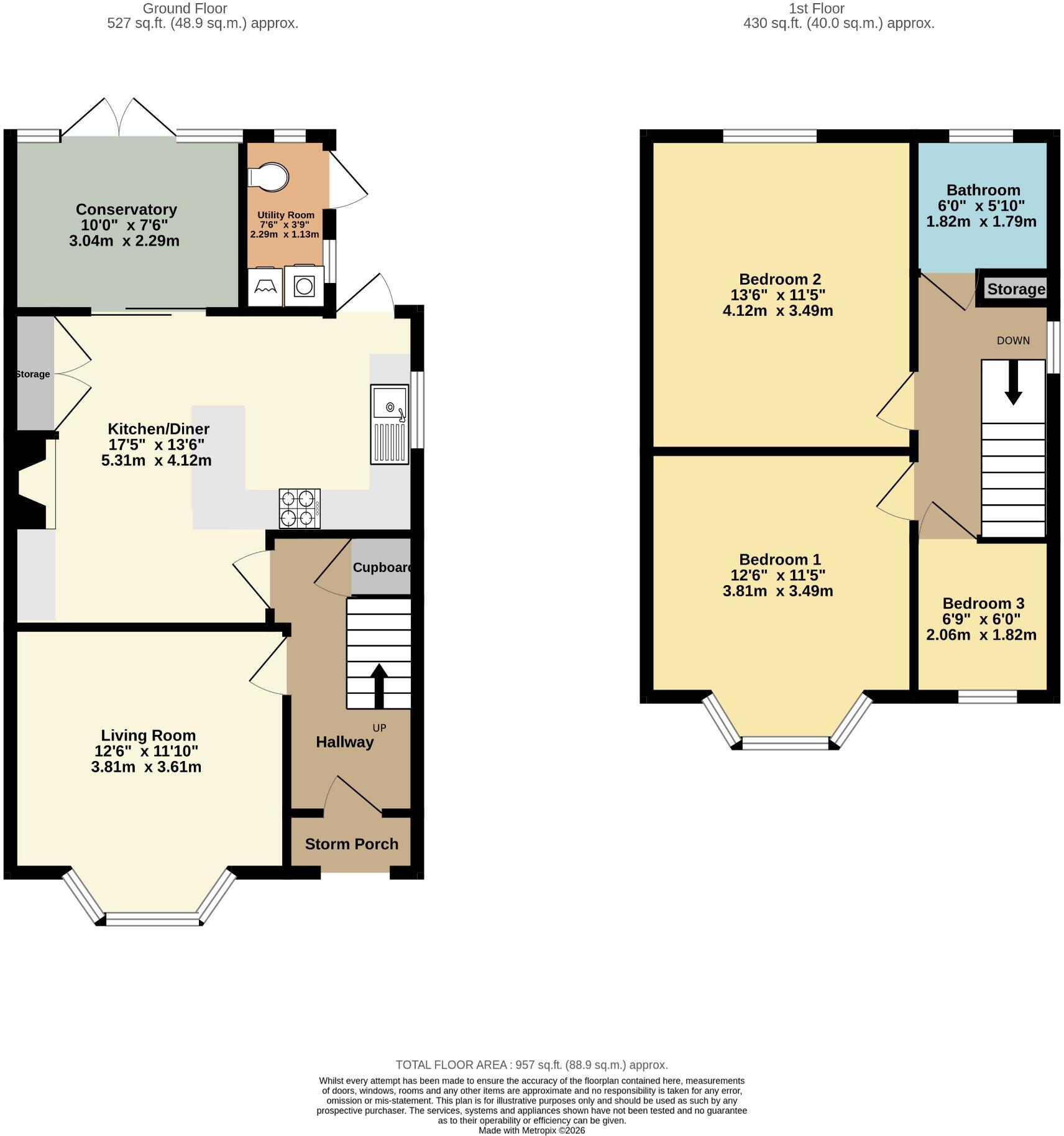 Merryoak, Southampton floorplan