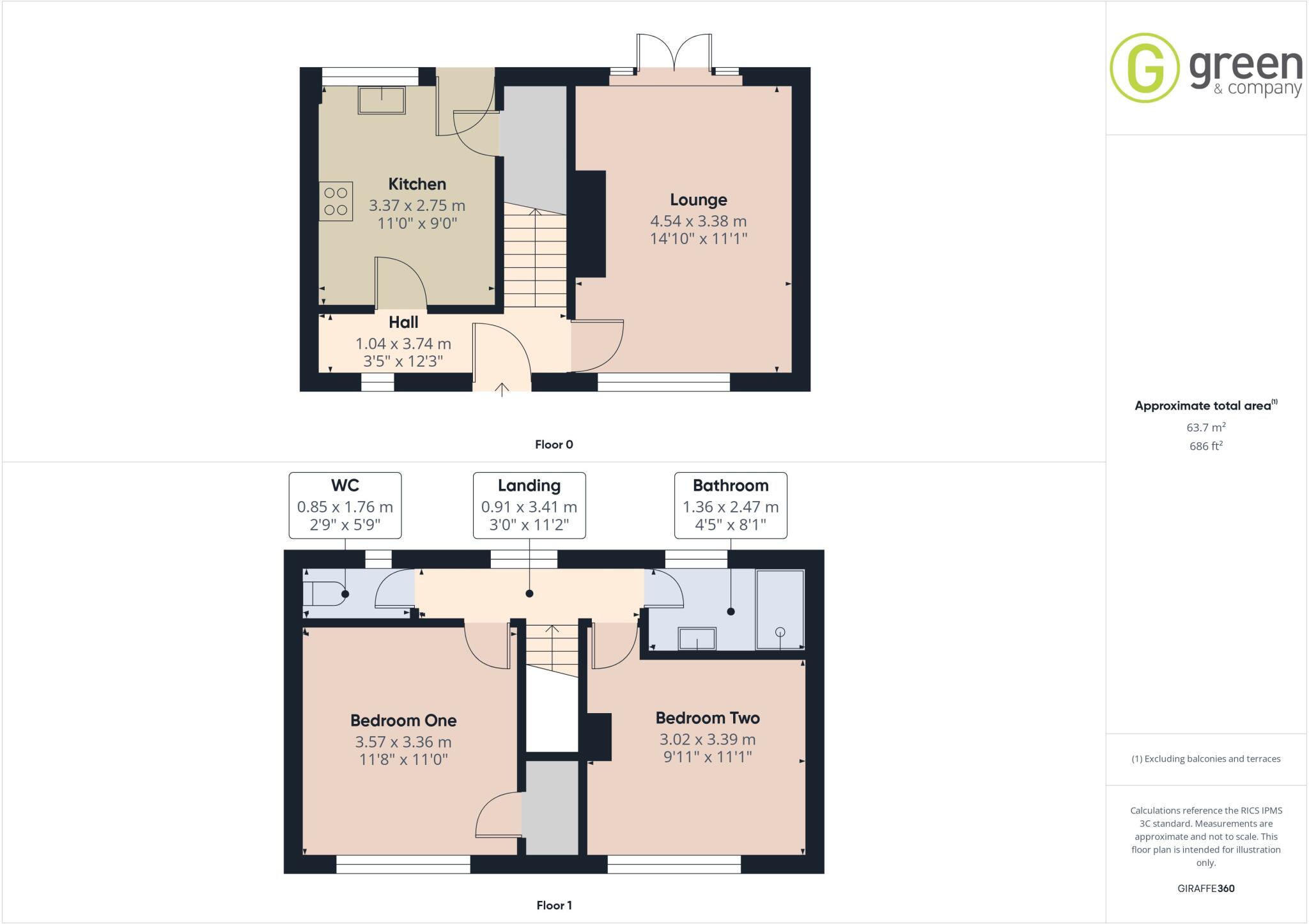 Laburnum Avenue, Kingshurst, B37 floorplan