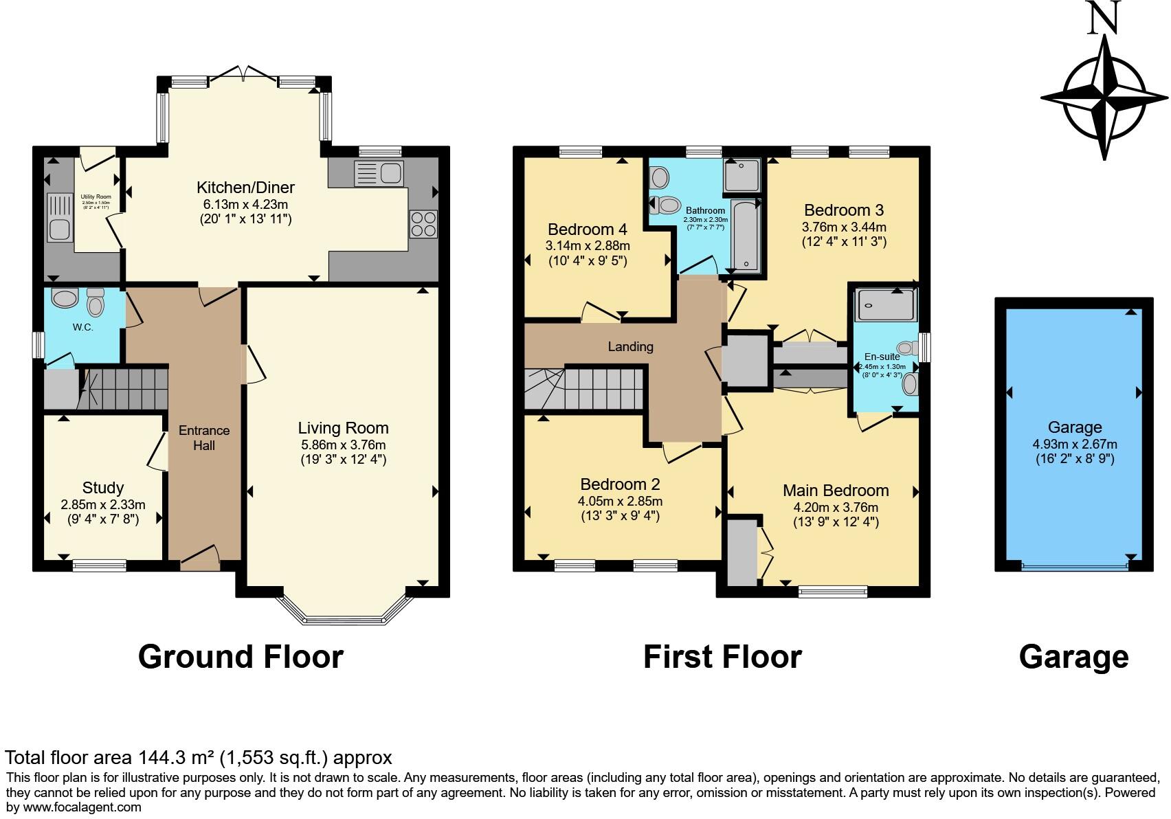 Teddy Gray Avenue, Sandbach, CW11 floorplan