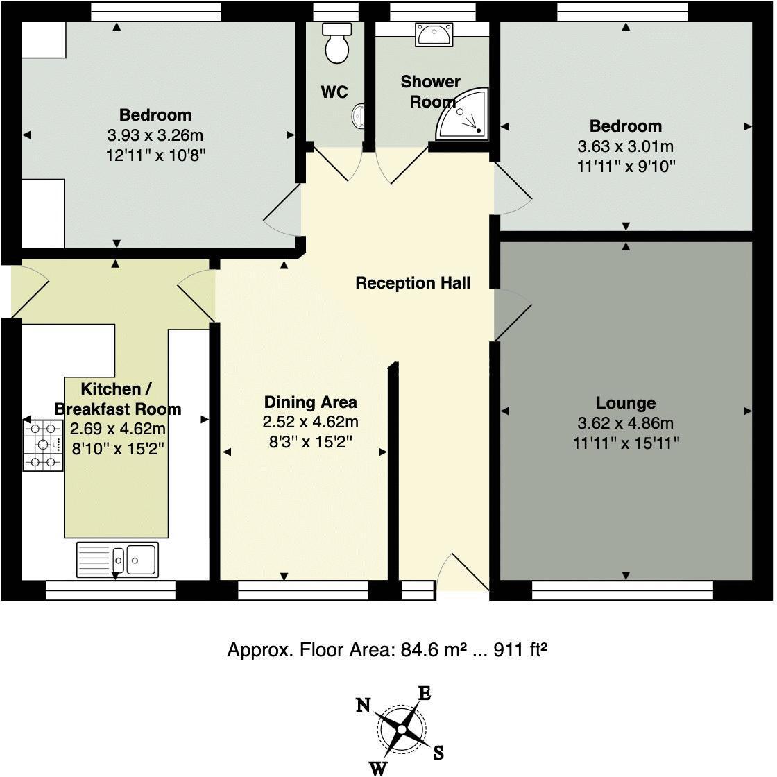 Castlewood Avenue, Newton Abbot floorplan