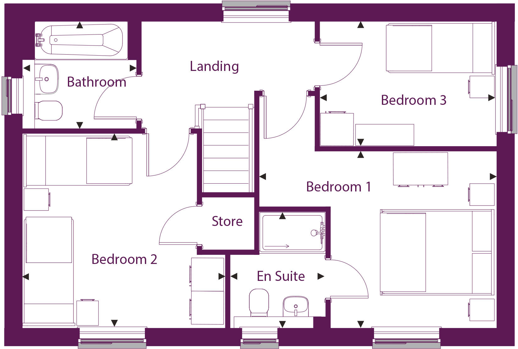 Holland Drive
Medstead
Hampshire
GU34 5TD floorplan