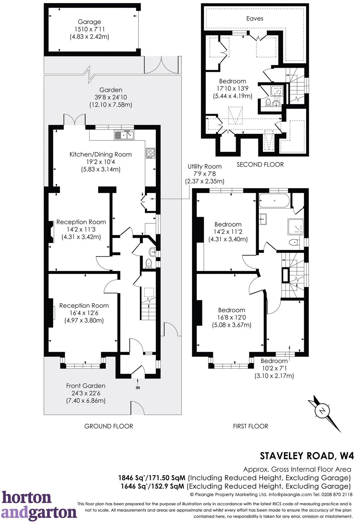 Staveley Road, Grove Park, Chiswick, W4 floorplan