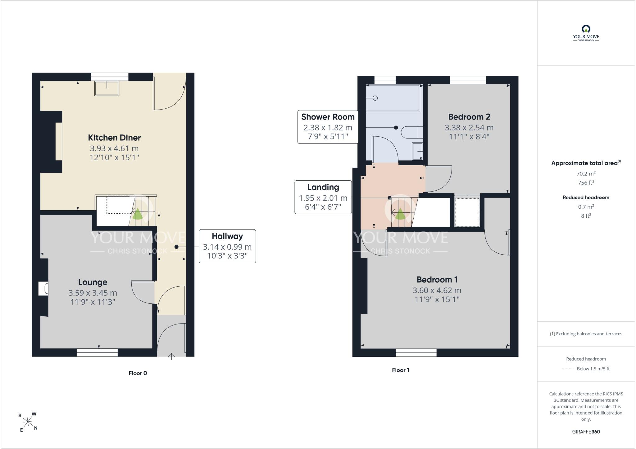Park Road, Consett, Durham, DH8 floorplan