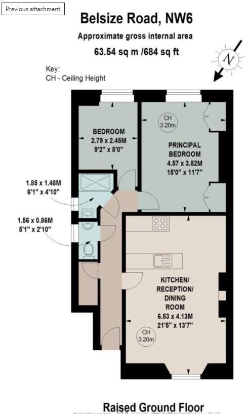 Belsize Road, London, NW6 floorplan