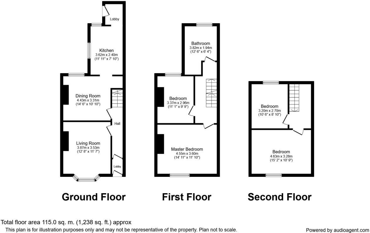Elma Villas, Bridlington, East Yorkshire, YO16 floorplan