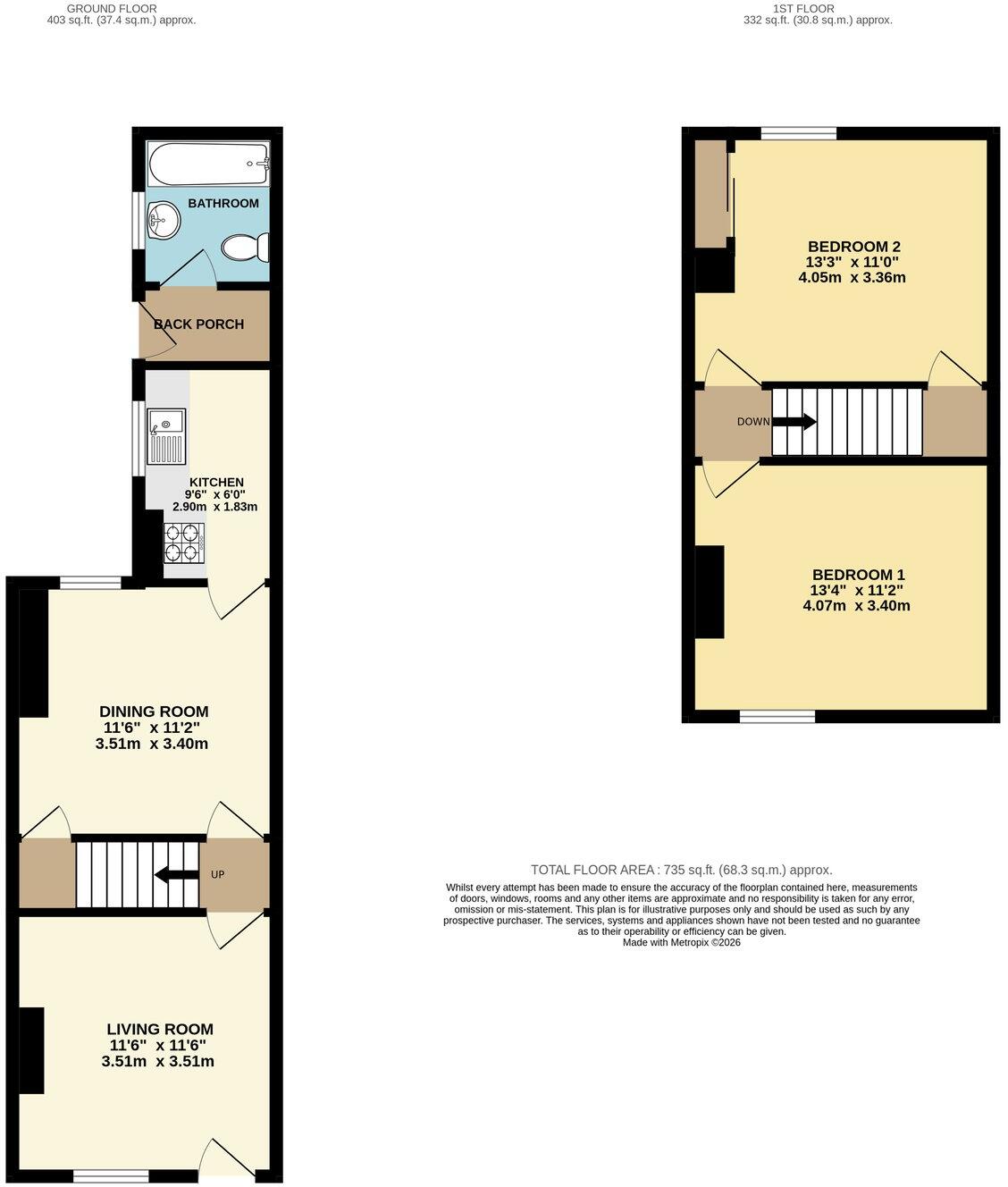 Main Street, Frizington, CA26 floorplan