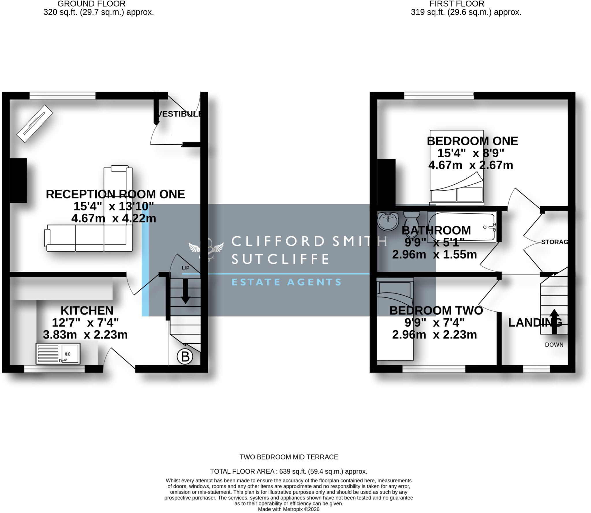 Dean Street, Padiham floorplan