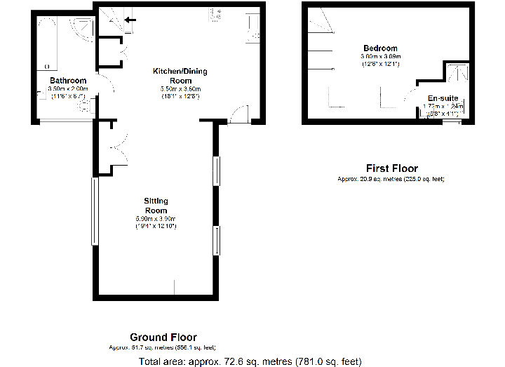 Forge Cottage, Park Square, Masham, North Yorkshire floorplan