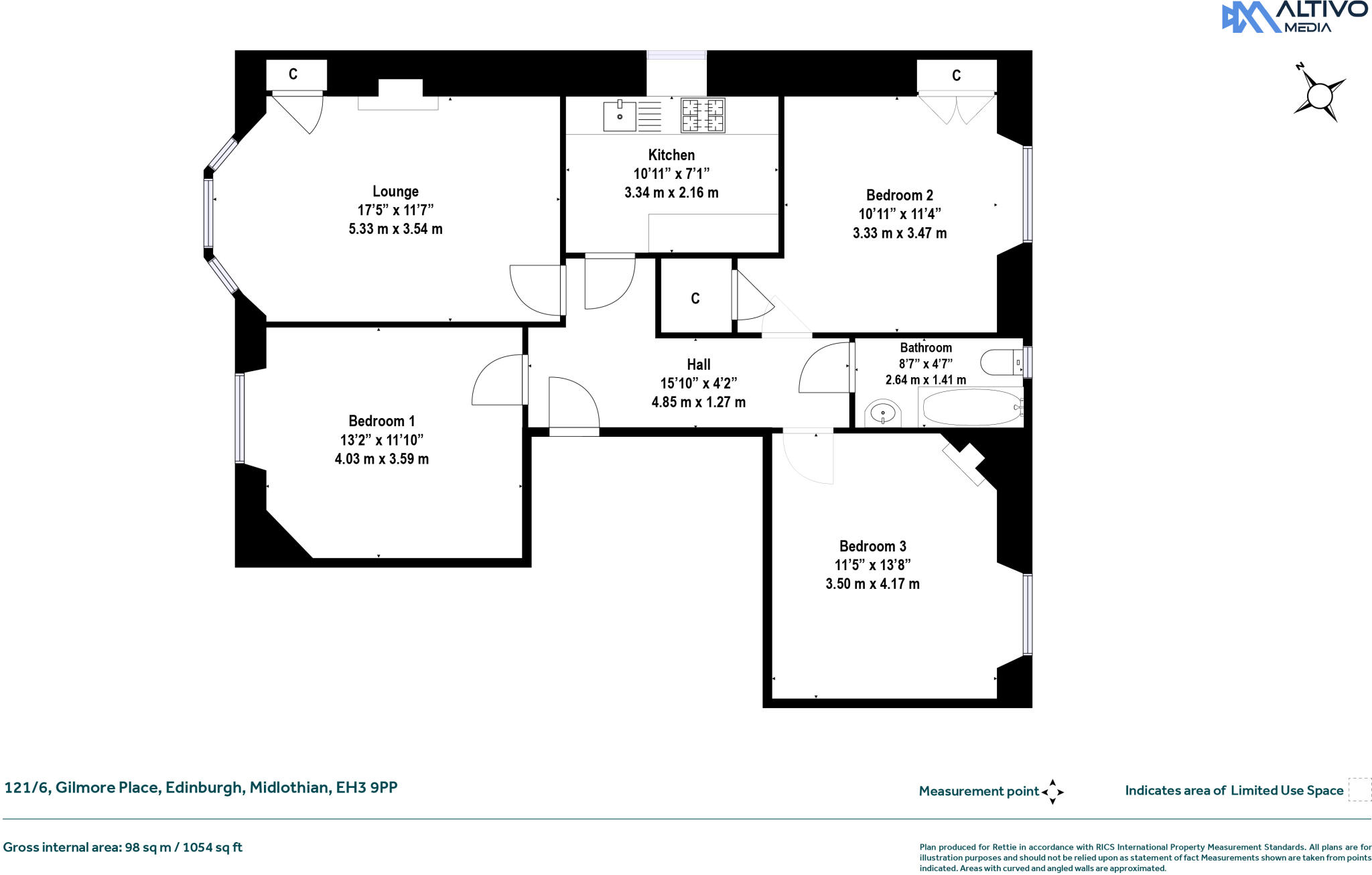 Gilmore Place, Edinburgh floorplan