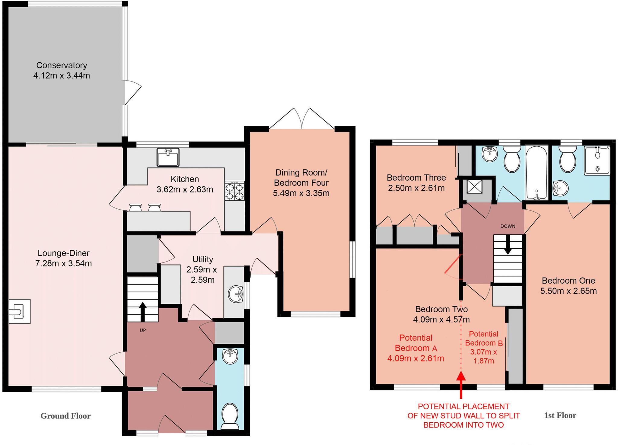 Bilberry Drive, Marchwood floorplan