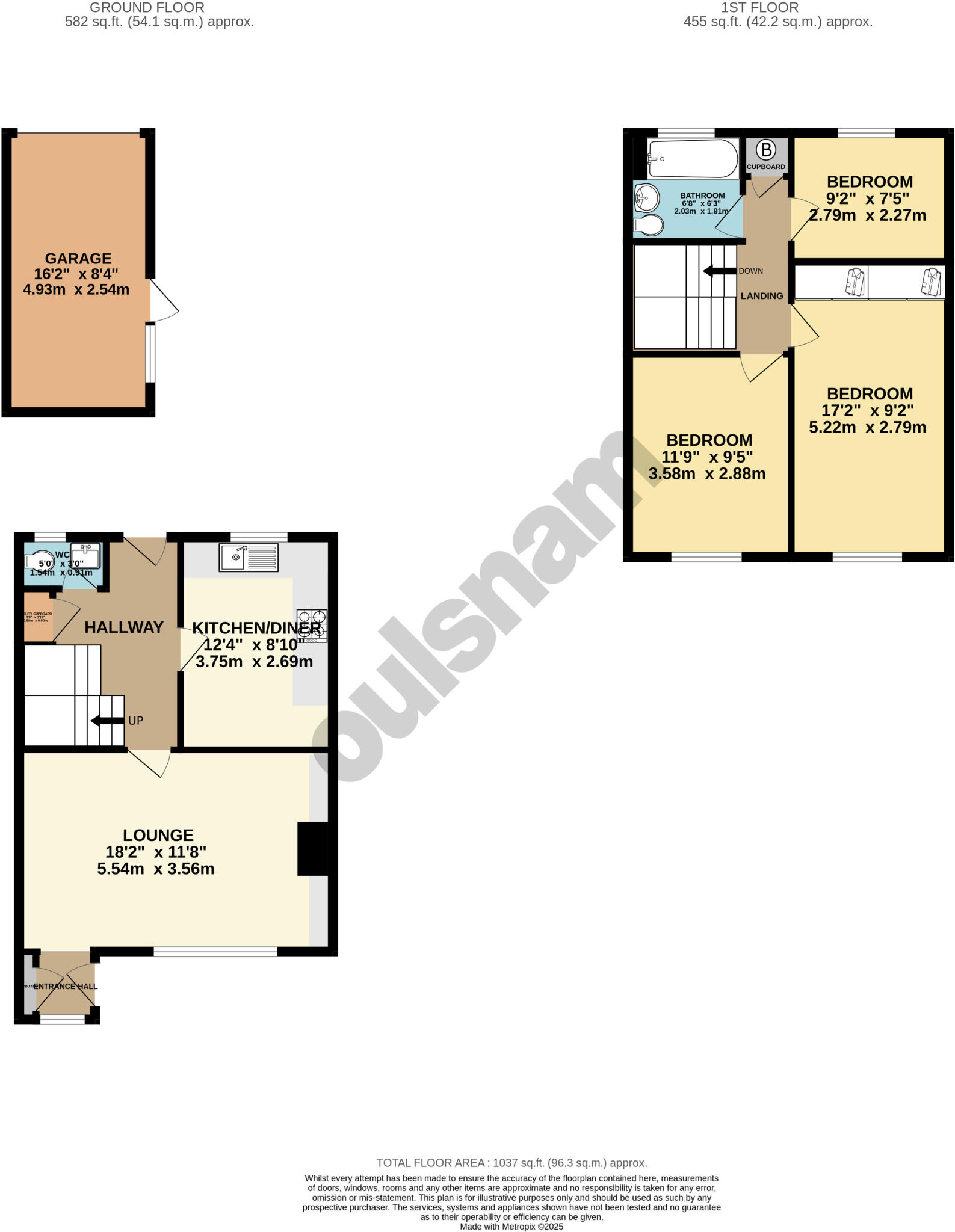 Long Leasow, Bournville Village Trust, Selly Oak, Birmingham, B29 floorplan