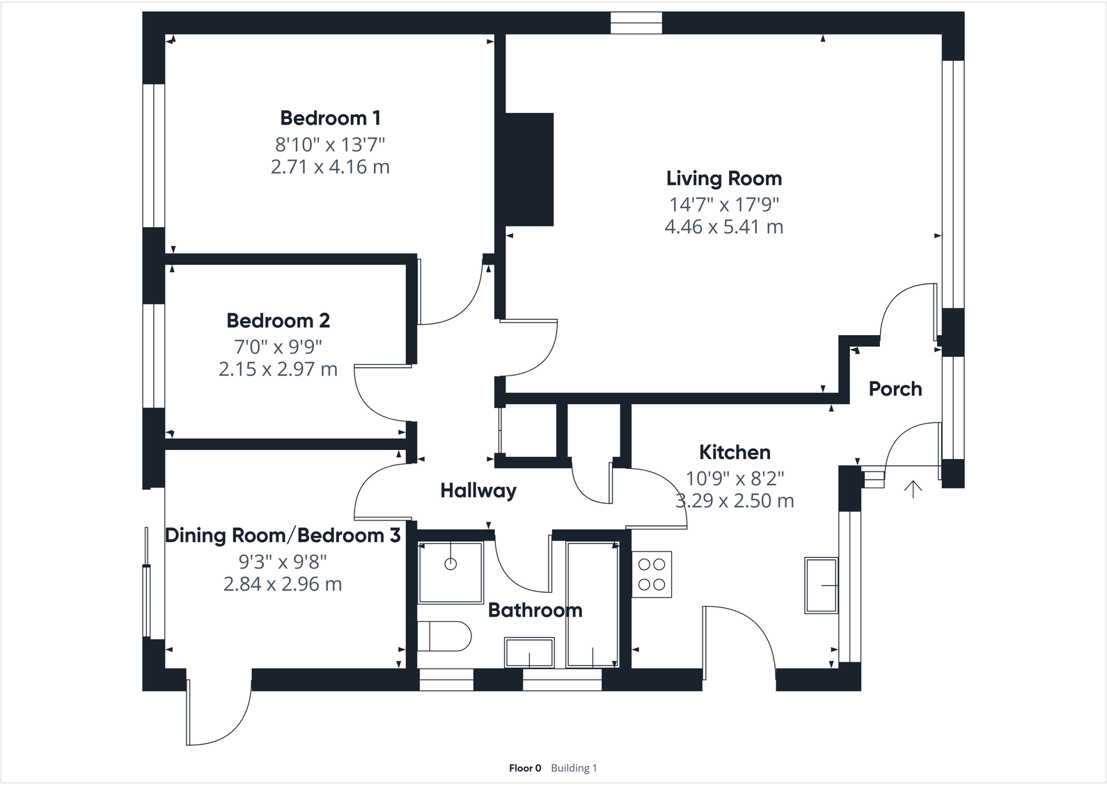 Barton Orchard, Tipton St. John floorplan