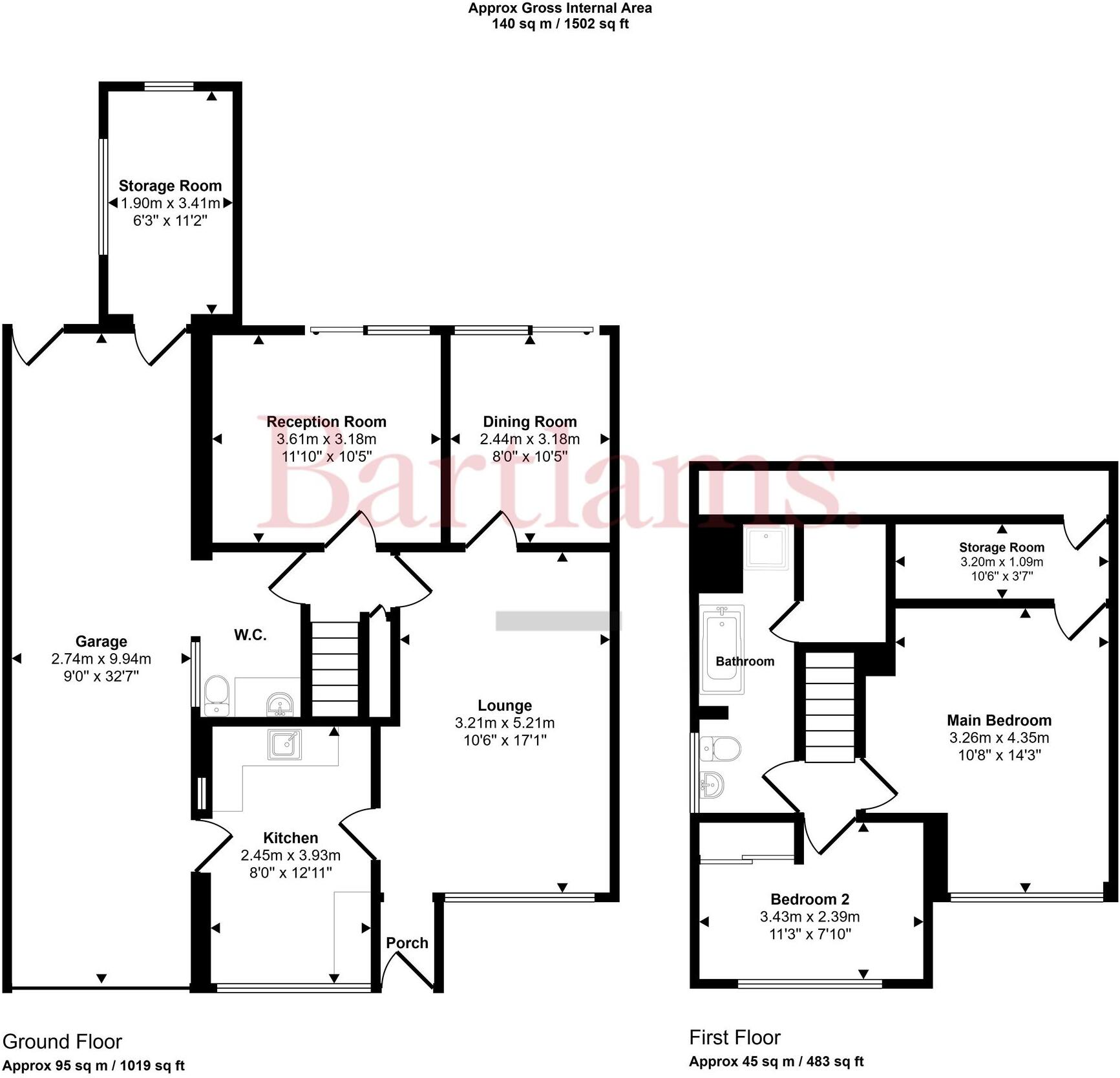 Brindley Close, Albrighton, WV7 floorplan