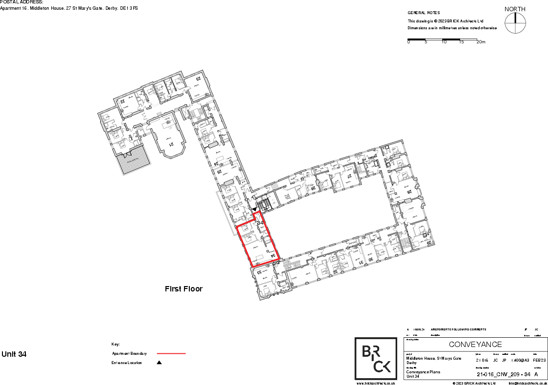 St. Marys Gate, Derby, Derbyshire, DE1 3FS floorplan