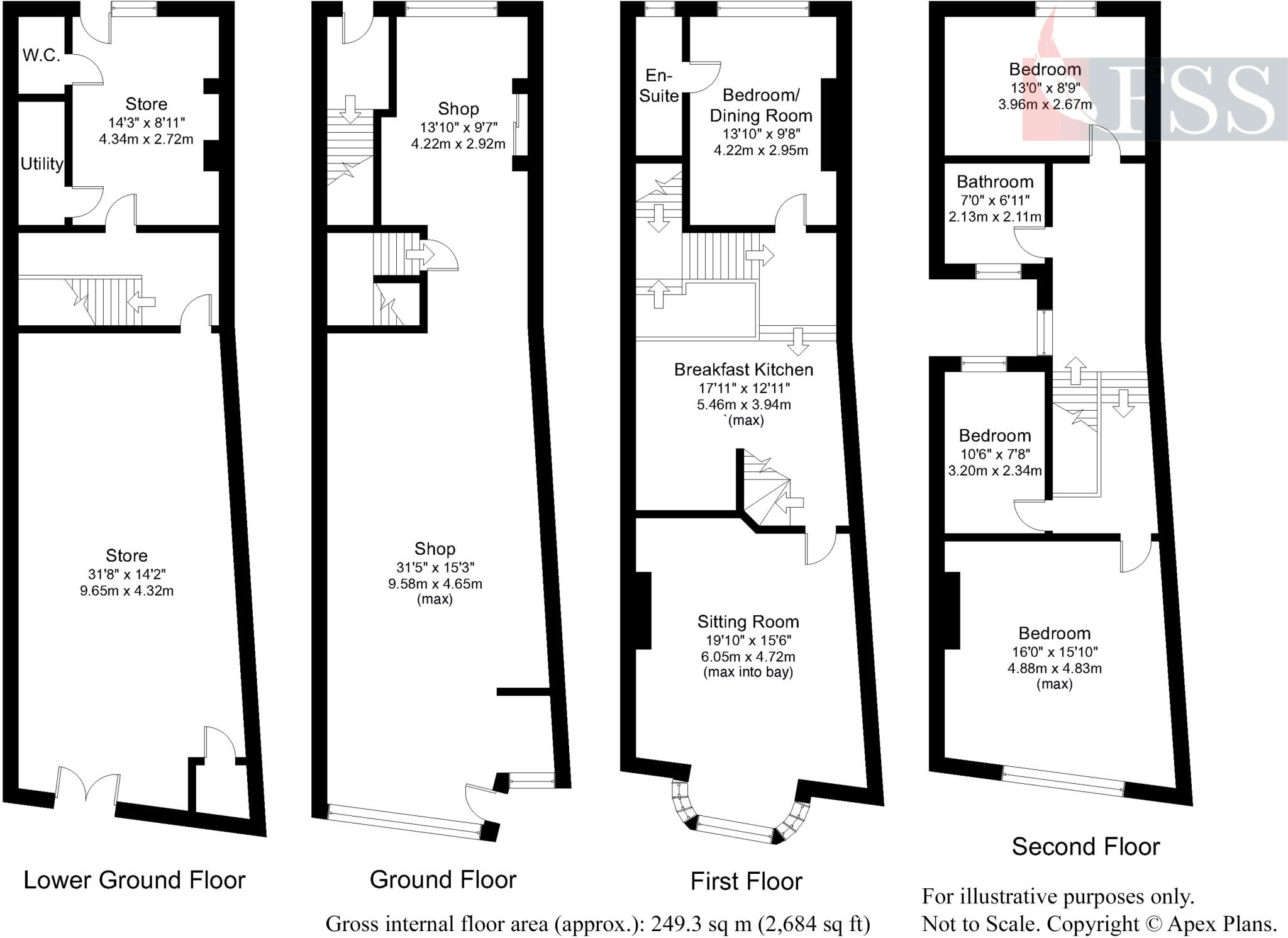 Cold Bath Road, Harrogate, North Yorkshire, HG2 floorplan