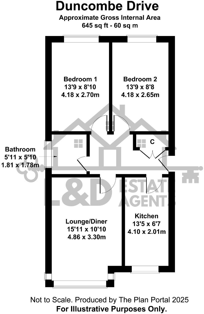 44 Duncombe Drive, Dunstable, Bedfordshire, LU5 4QZ floorplan