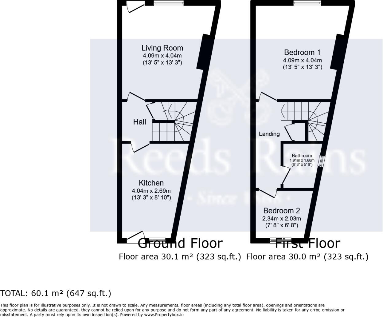 Cross Cottages, Marsh, Huddersfield, West Yorkshire, HD1 floorplan