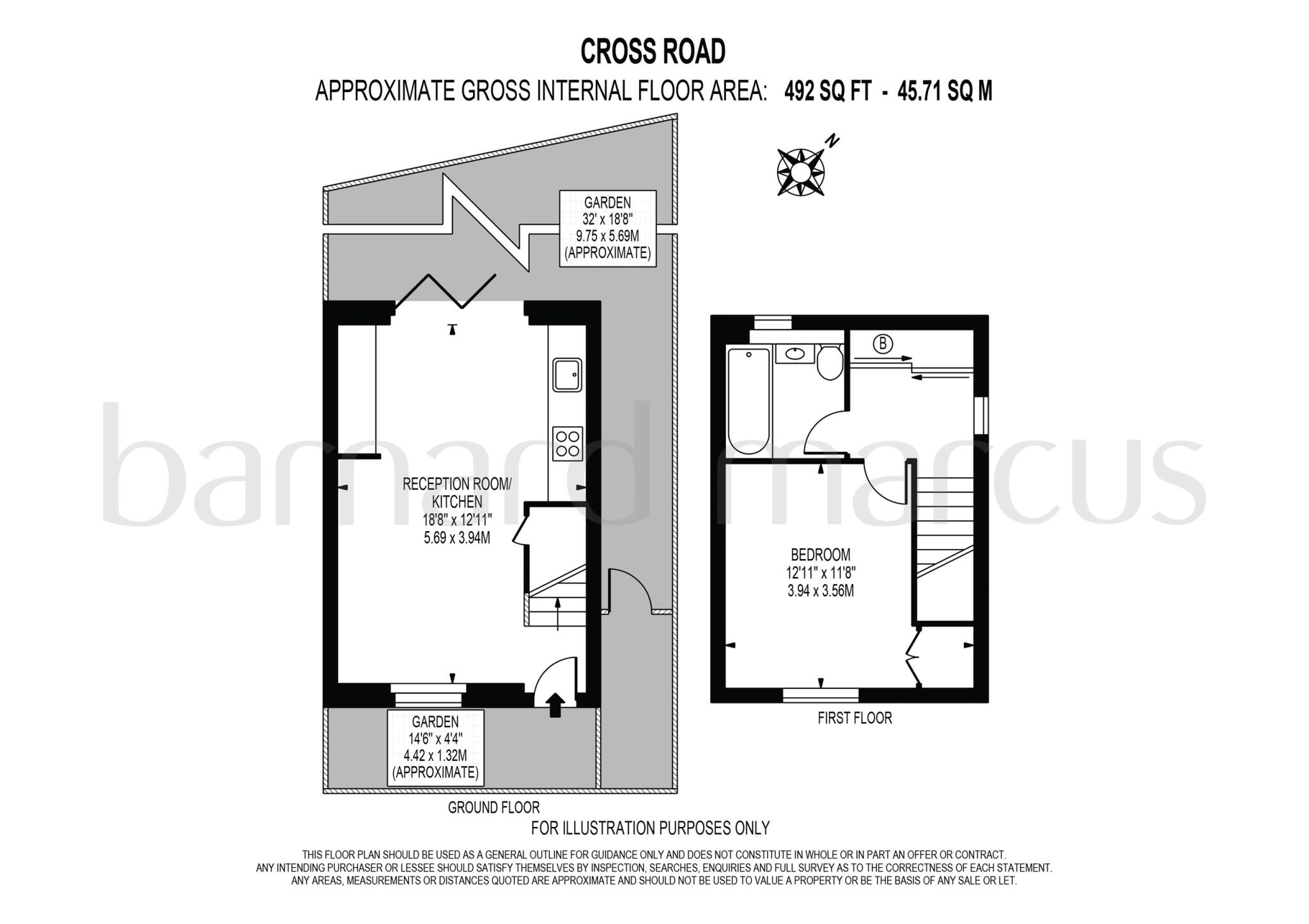 Cross Road, Croydon floorplan