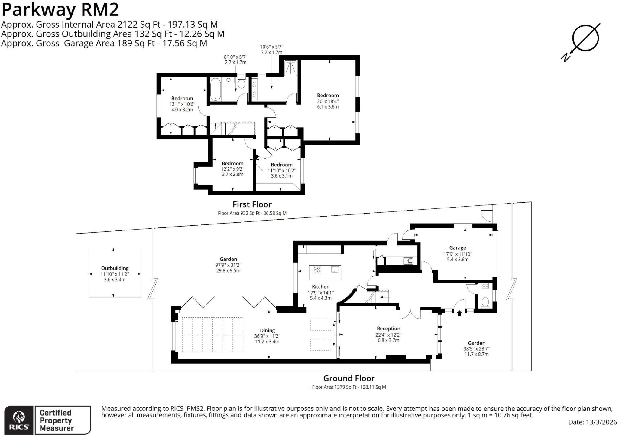 Parkway, Gidea Park floorplan