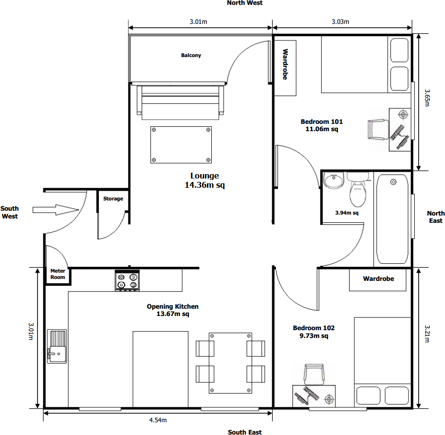 195, Sir Henry Parkes Road, Coventry, CV4 8GJ floorplan