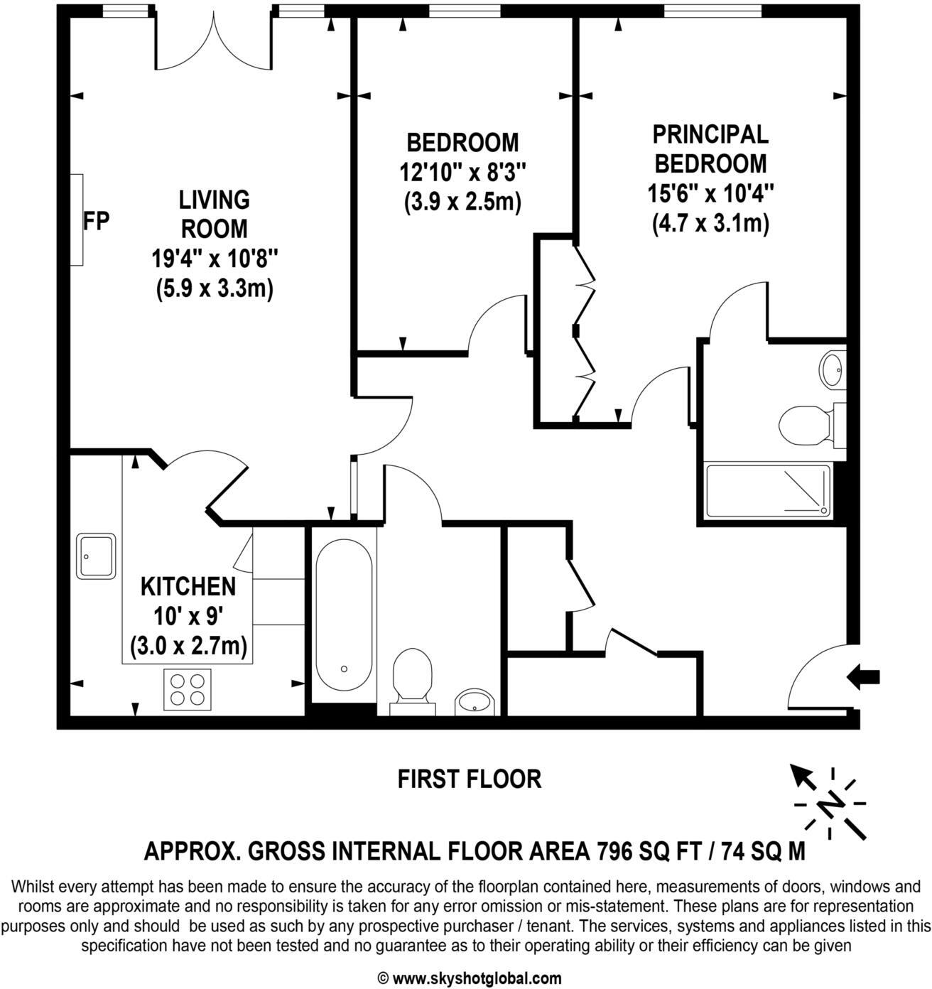 Hinchley Manor, Hinchley Wood floorplan