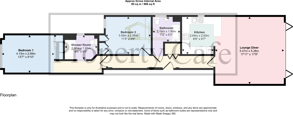 Cooden Drive, Bexhill-on-Sea, TN39 floorplan