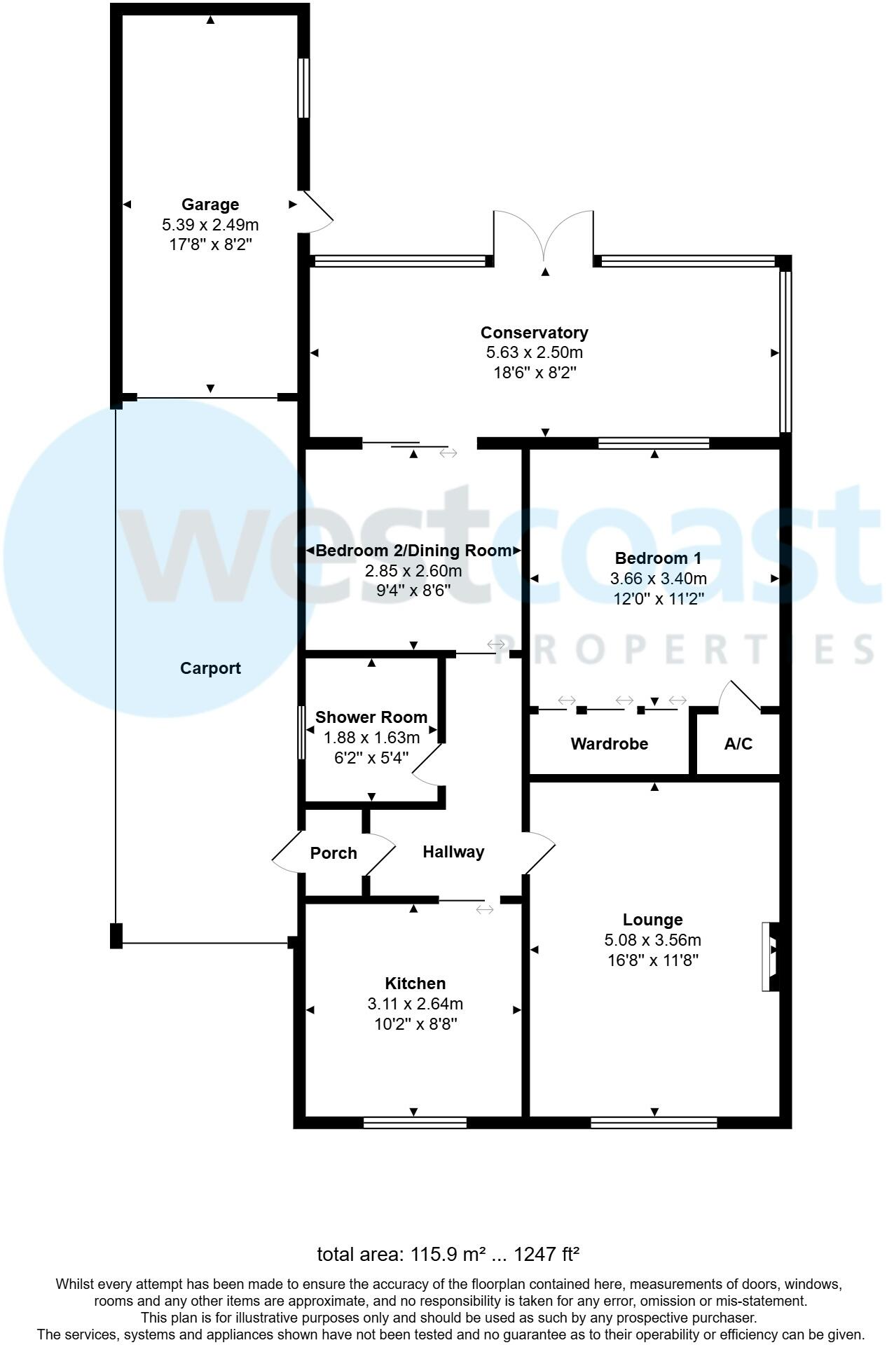 Balmoral Drive, Burnham-on-Sea, Somerset, TA8 floorplan
