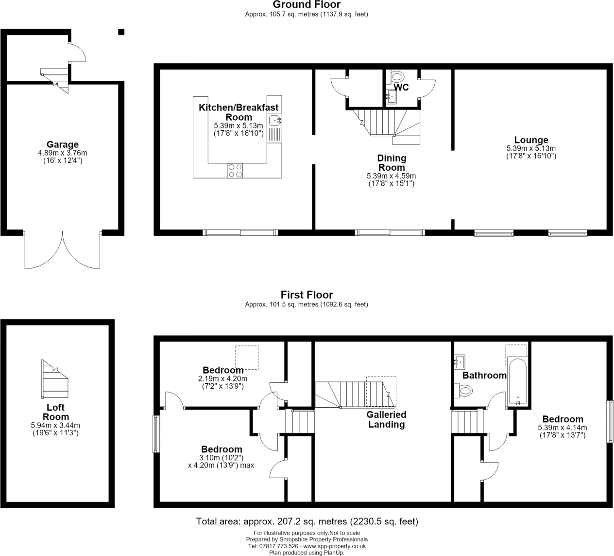 Tythe Barn, SHREWSBURY, SY5 6AA floorplan