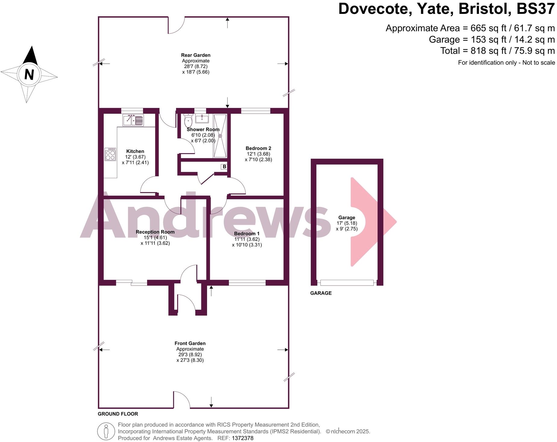 Dovecote, Yate, Bristol, Gloucestershire, BS37 floorplan