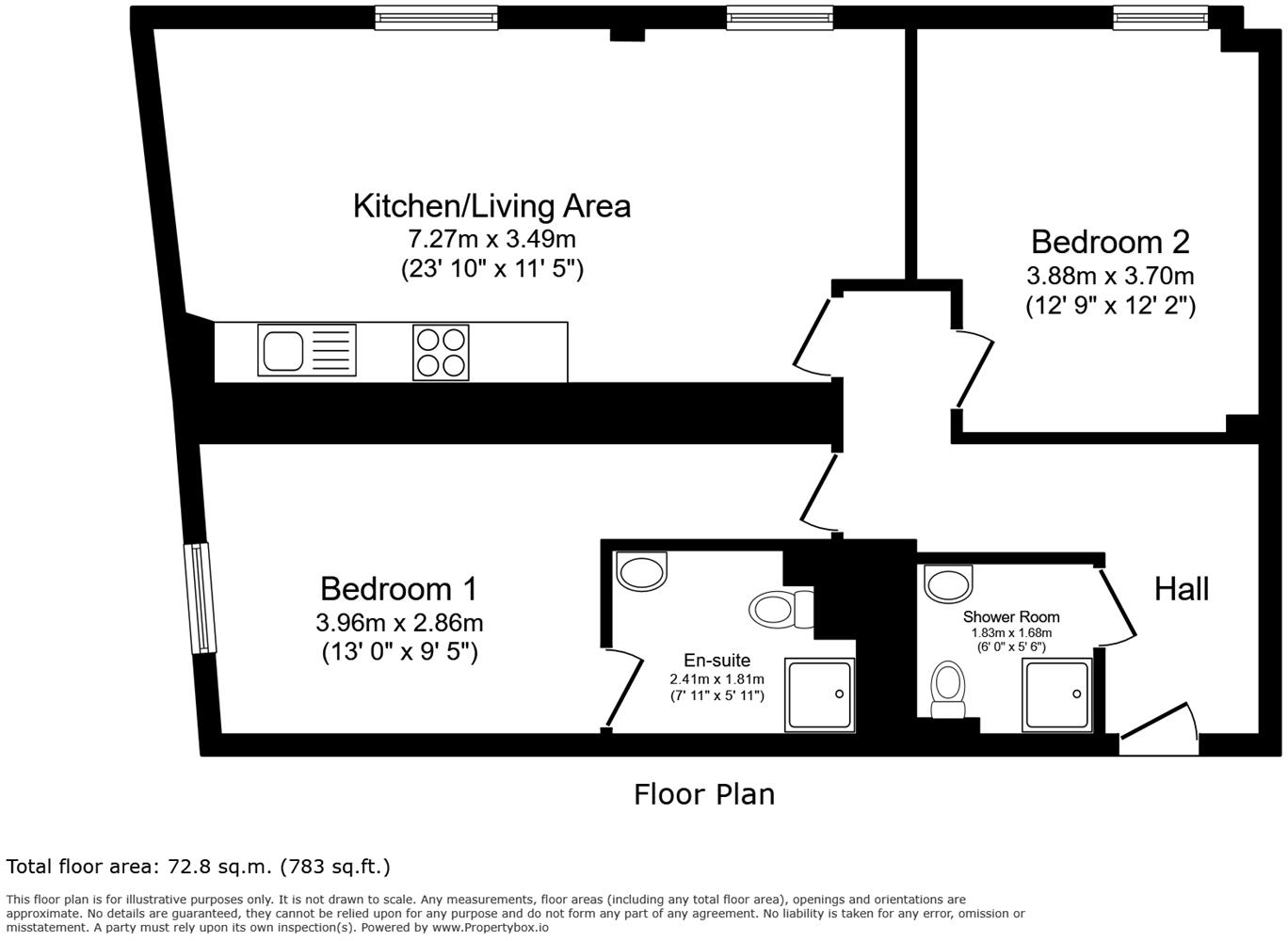 Essentia House, Upper Bond Street, Hinckley. floorplan