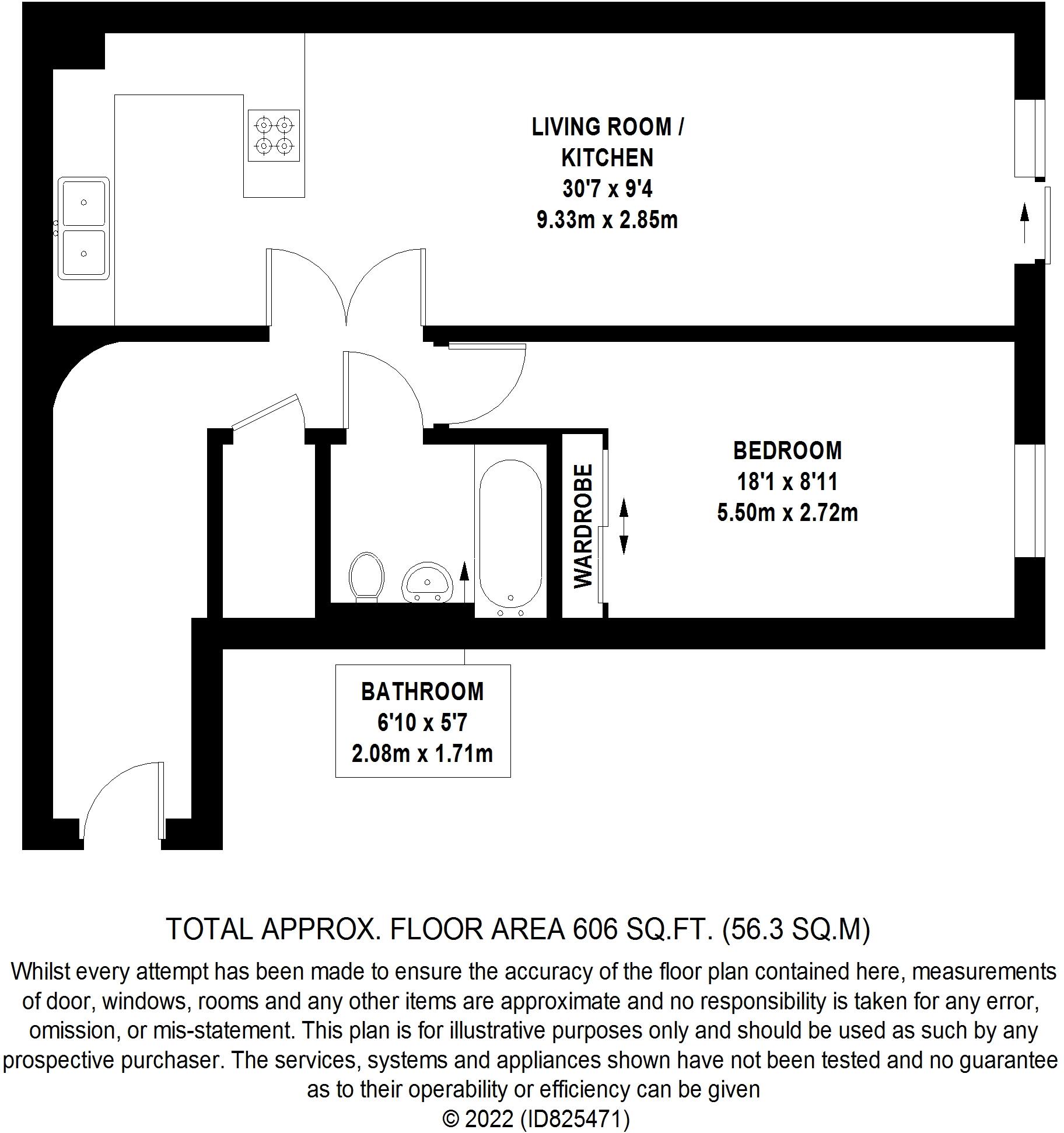 41 Millharbour, Canary Wharf floorplan