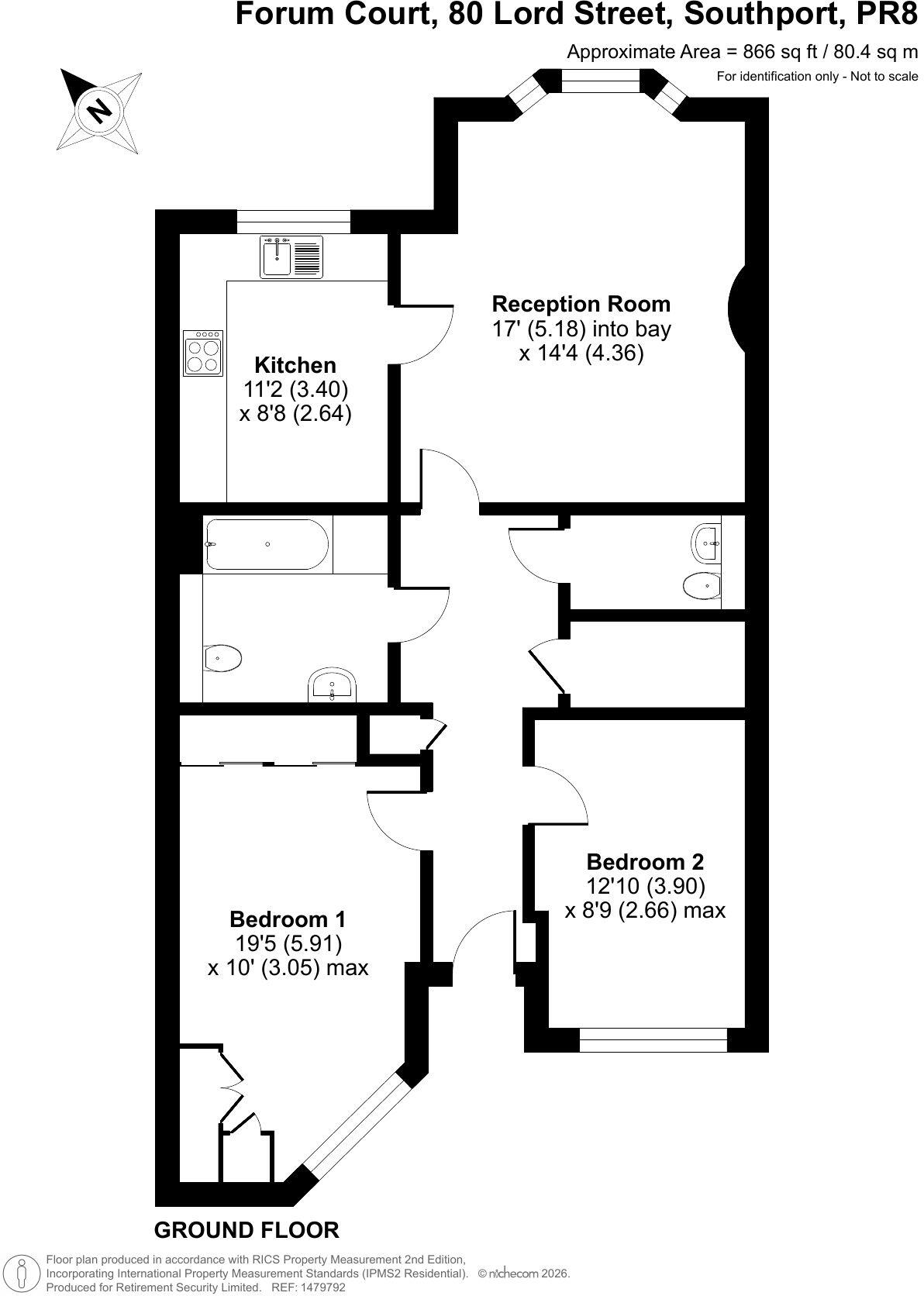 Lord Street, Southport, PR8 floorplan