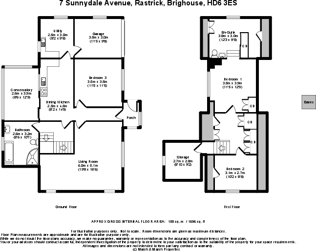 7 Sunnydale Avenue, Rastrick, HD6 3ES floorplan