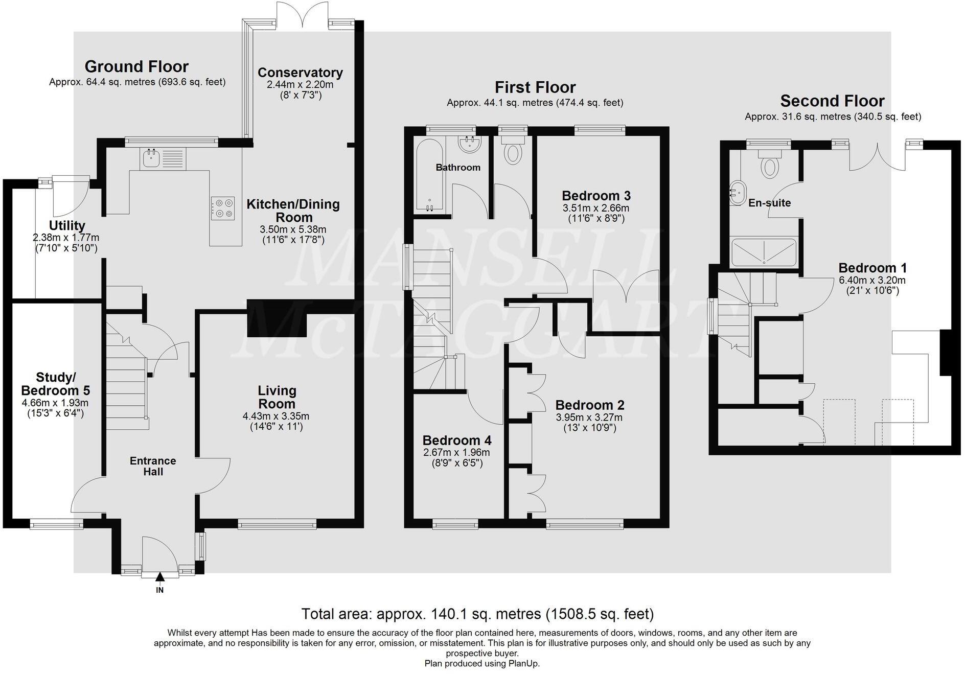 Chapel Road, Charlwood, RH6 floorplan