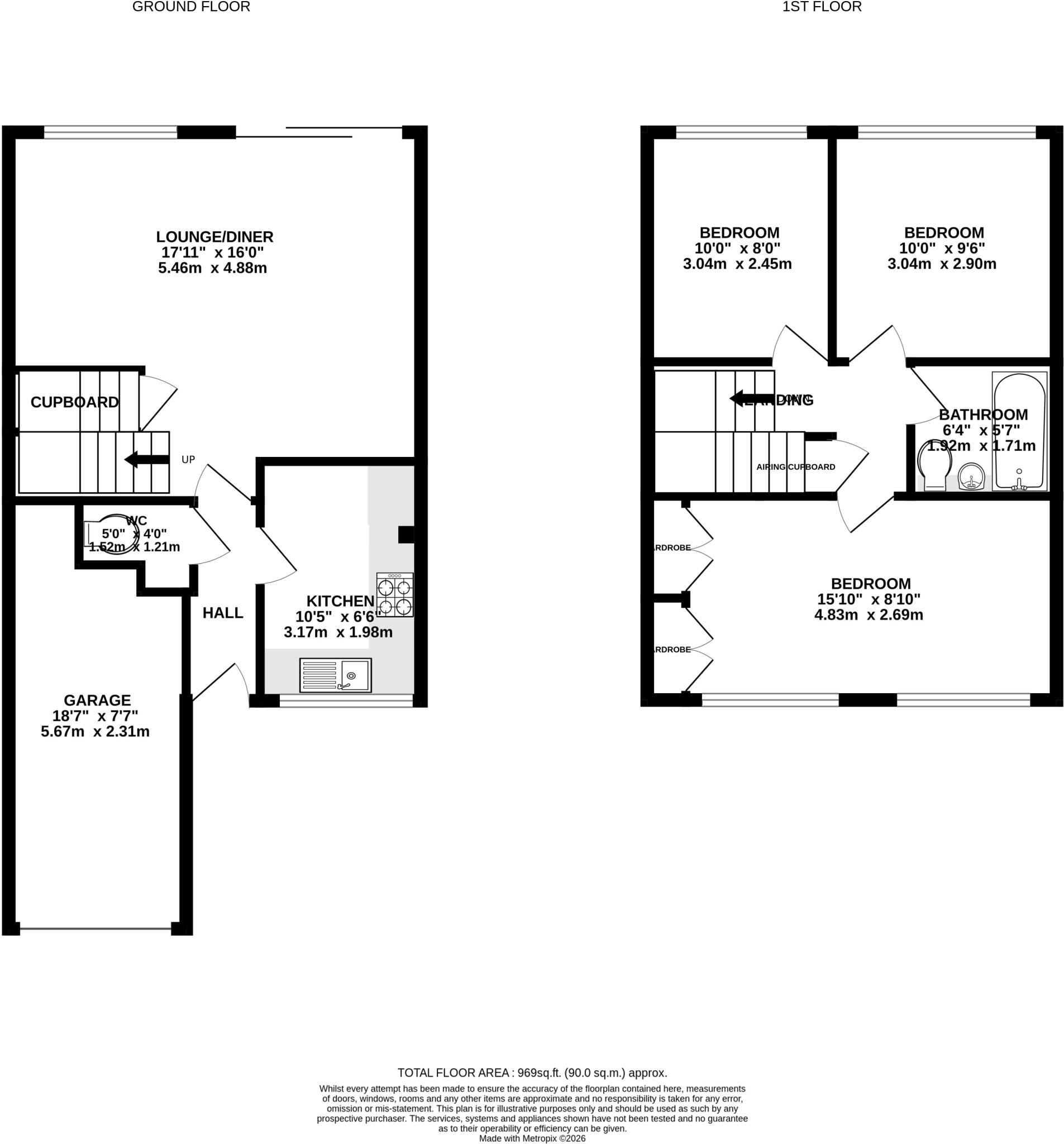 Tylers, Harpenden, Hertfordshire, AL5 floorplan