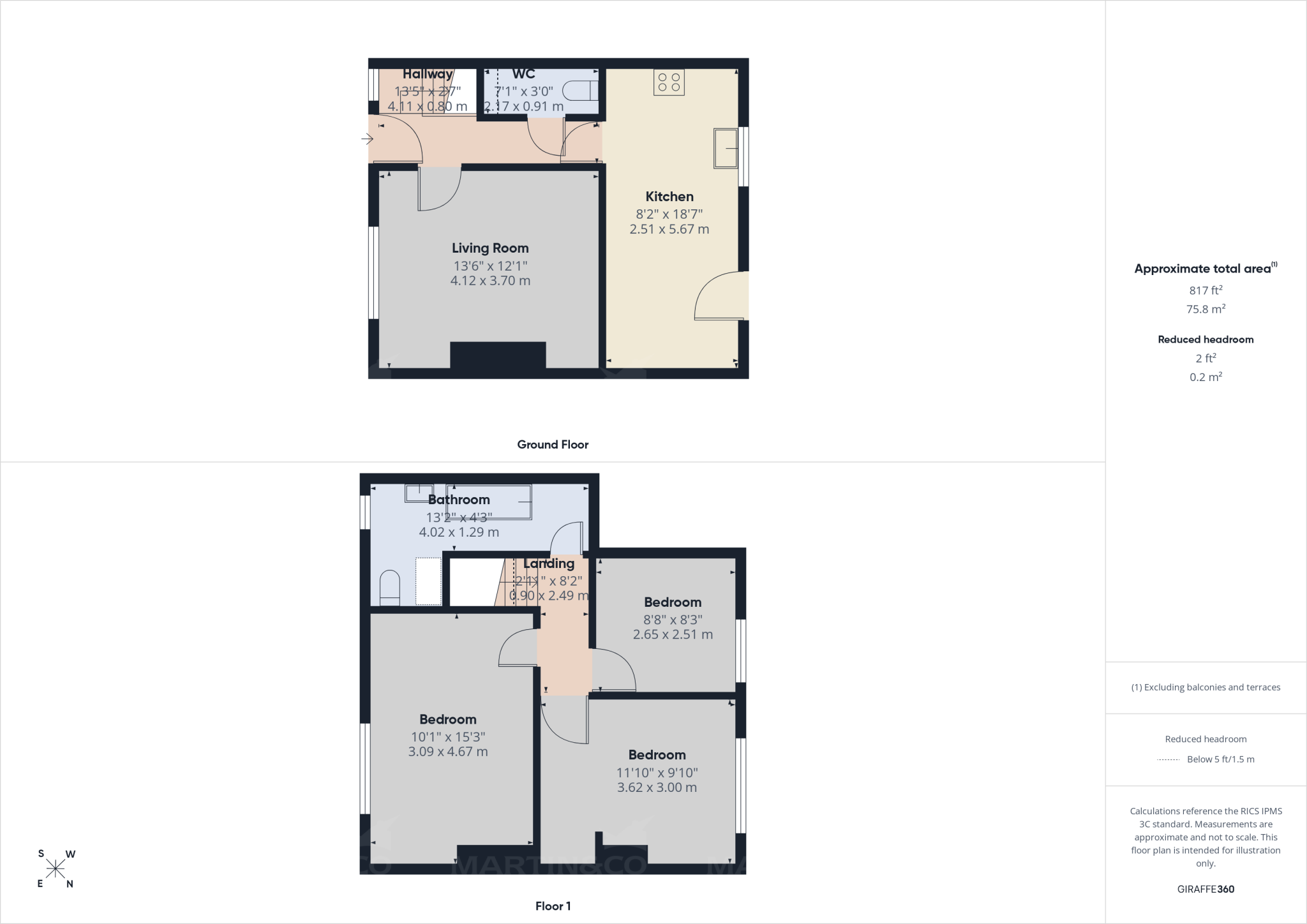 Runnymede Road, Intake floorplan