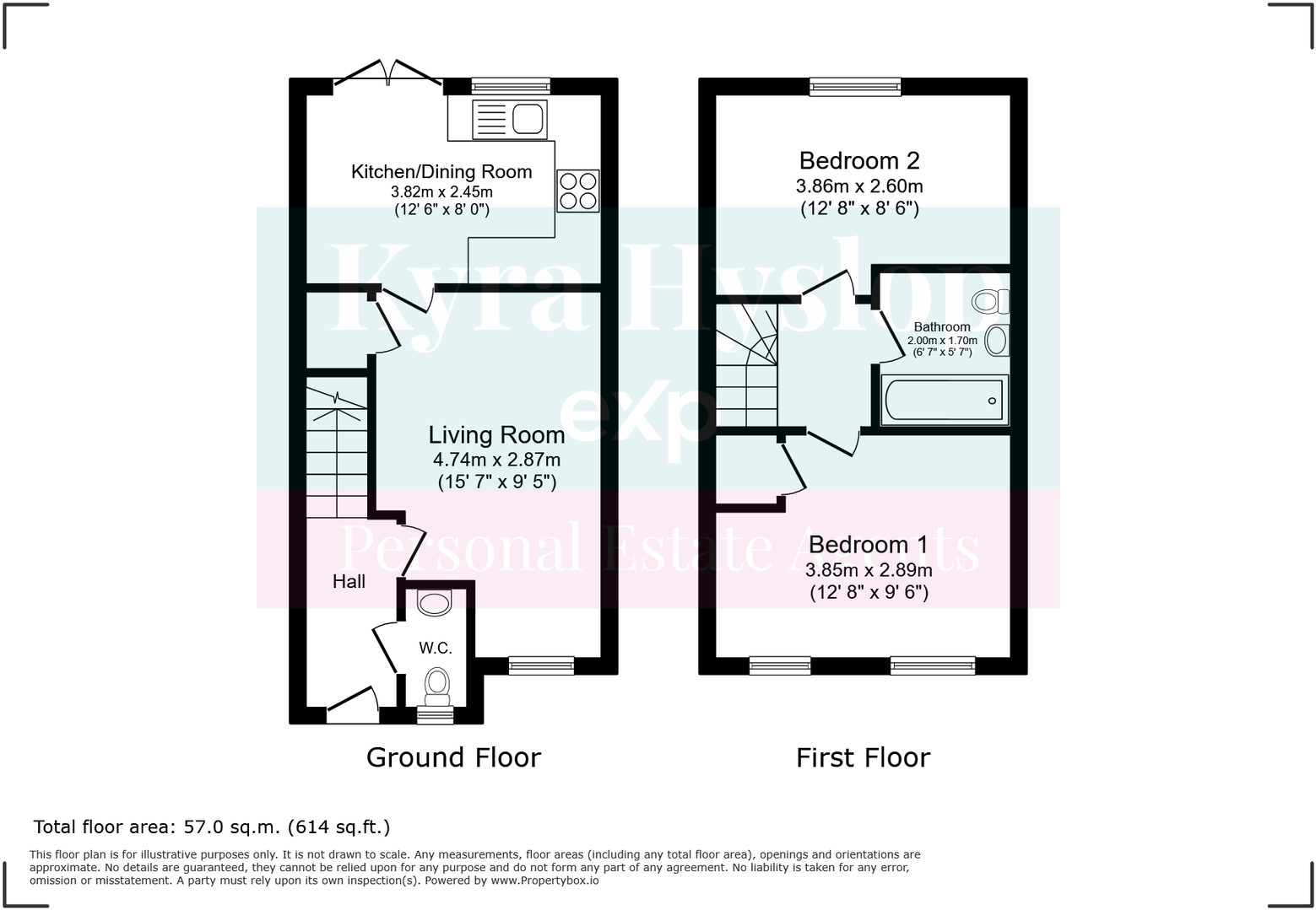 Myrtlebury Way, Exeter, EX1 3WX floorplan